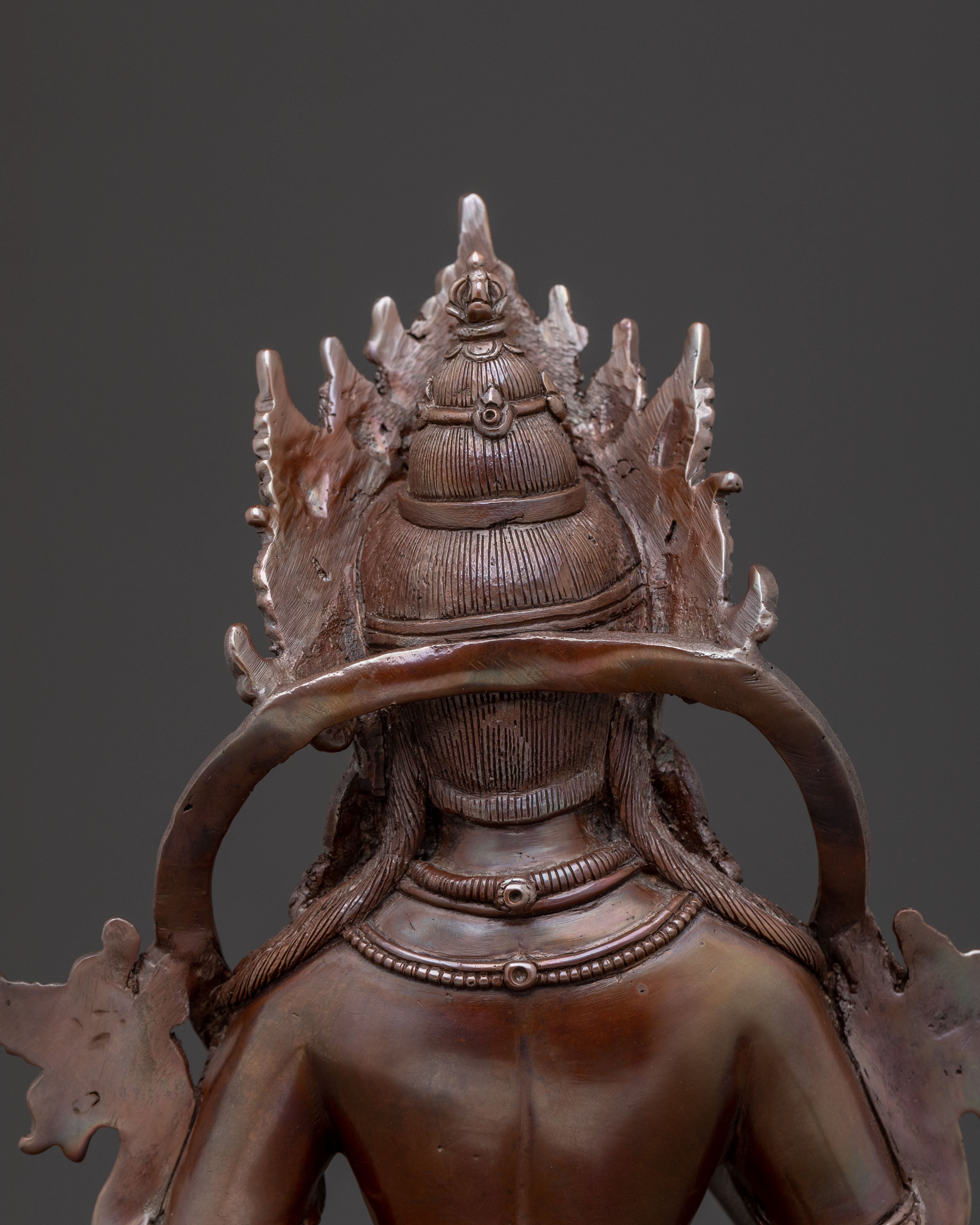 Sacred Vajrasattva Copper Statue | Oxidized Serenity