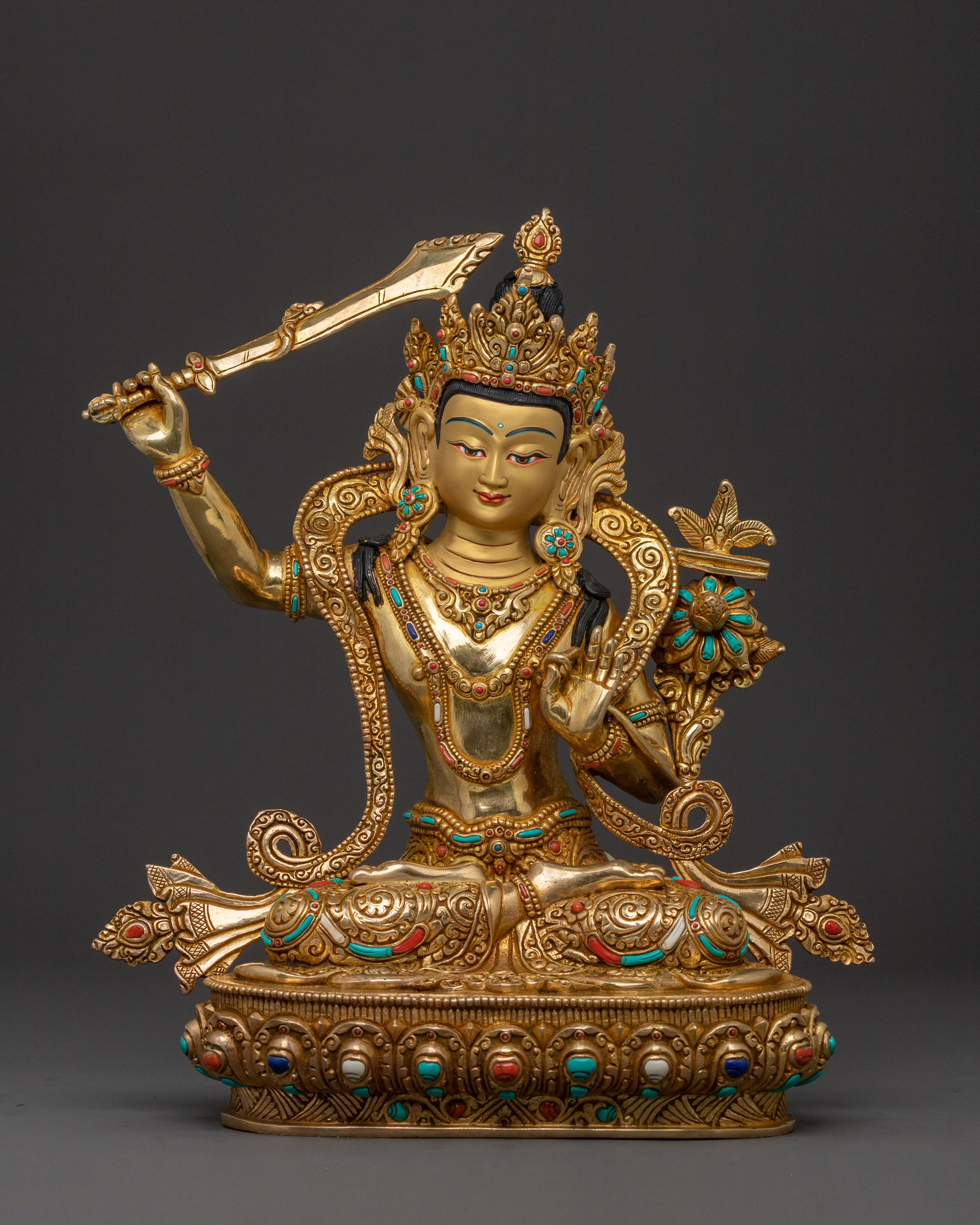 Six Bodhisattva Traditional Statue Set | Wisdom Figures