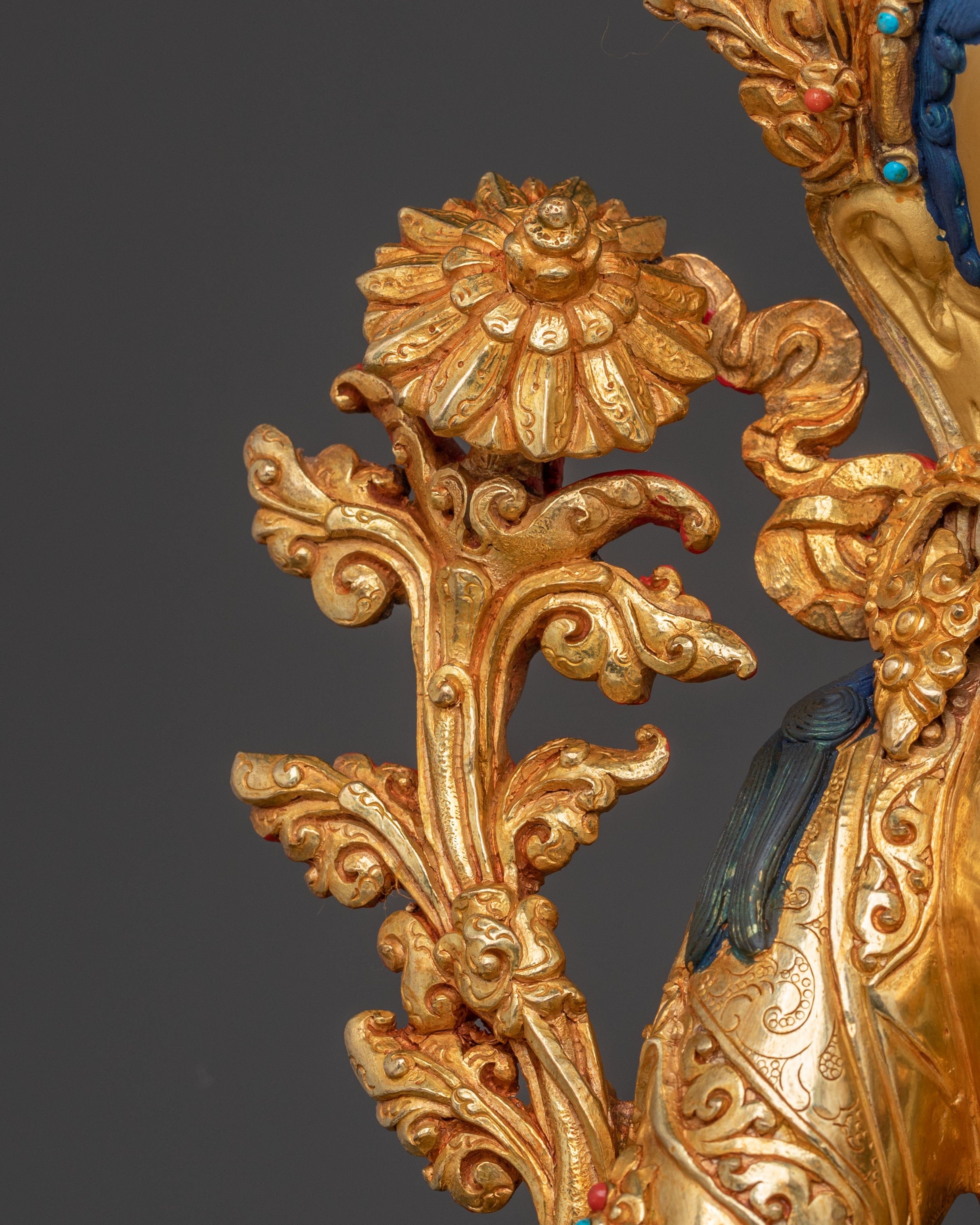 Goddess Green Tara Sacred Statue | Spiritual Icon for Altar