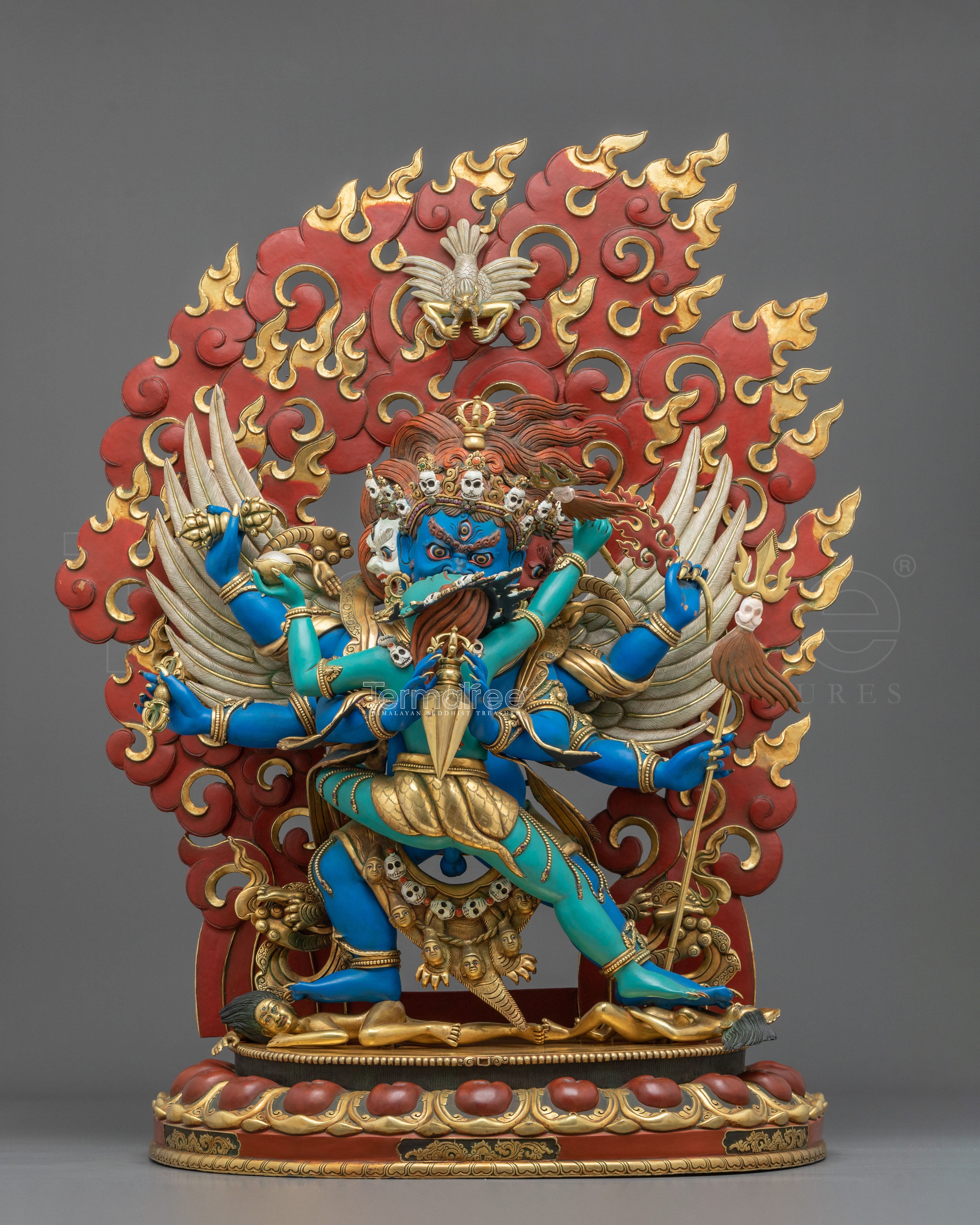 Buddhist Statue of Vajrakilaya | Wrathful Deity for Removing Obstacles