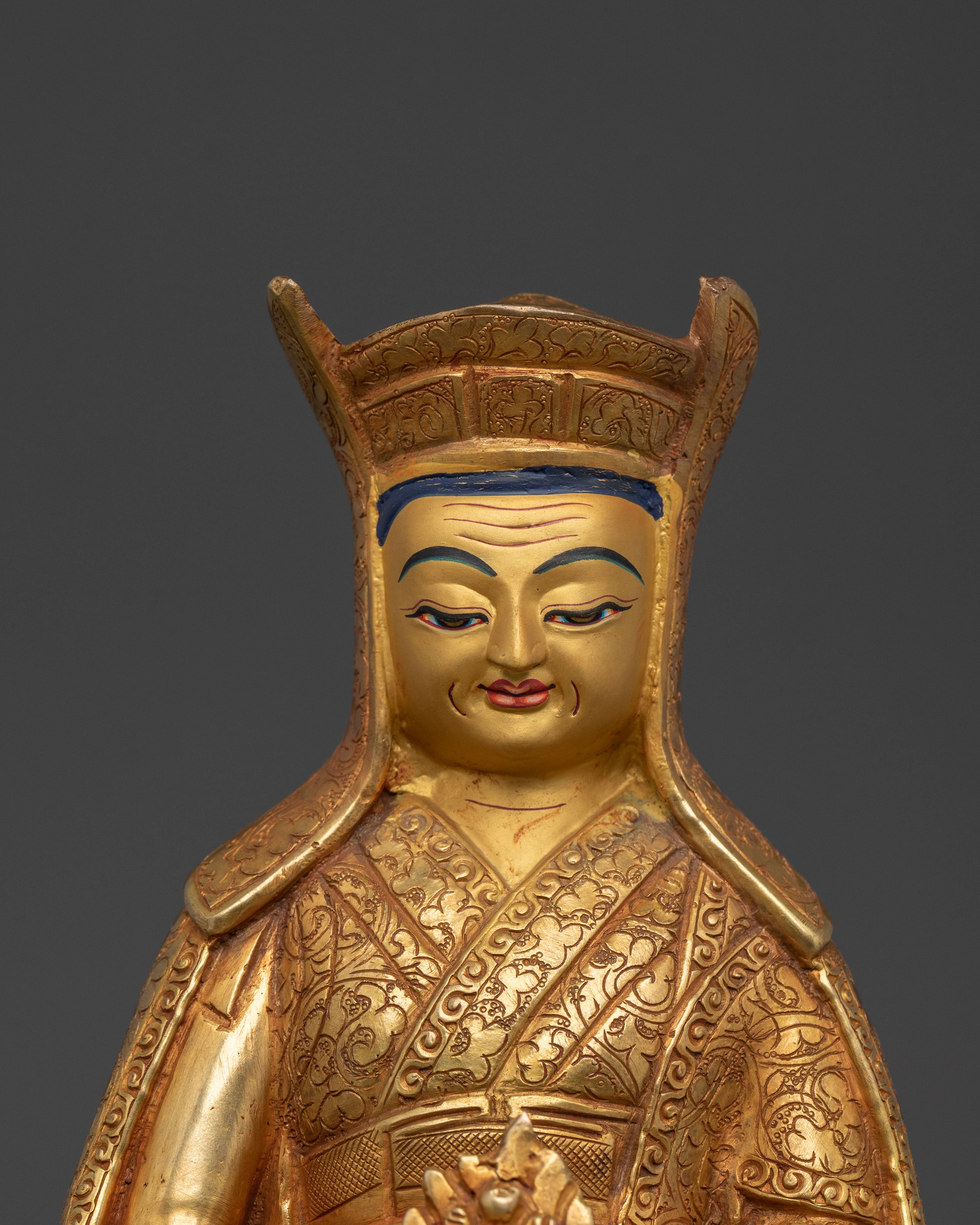 Himalayan Buddhist Master Set | Sacred Tibetan Guru Sculpture Collection