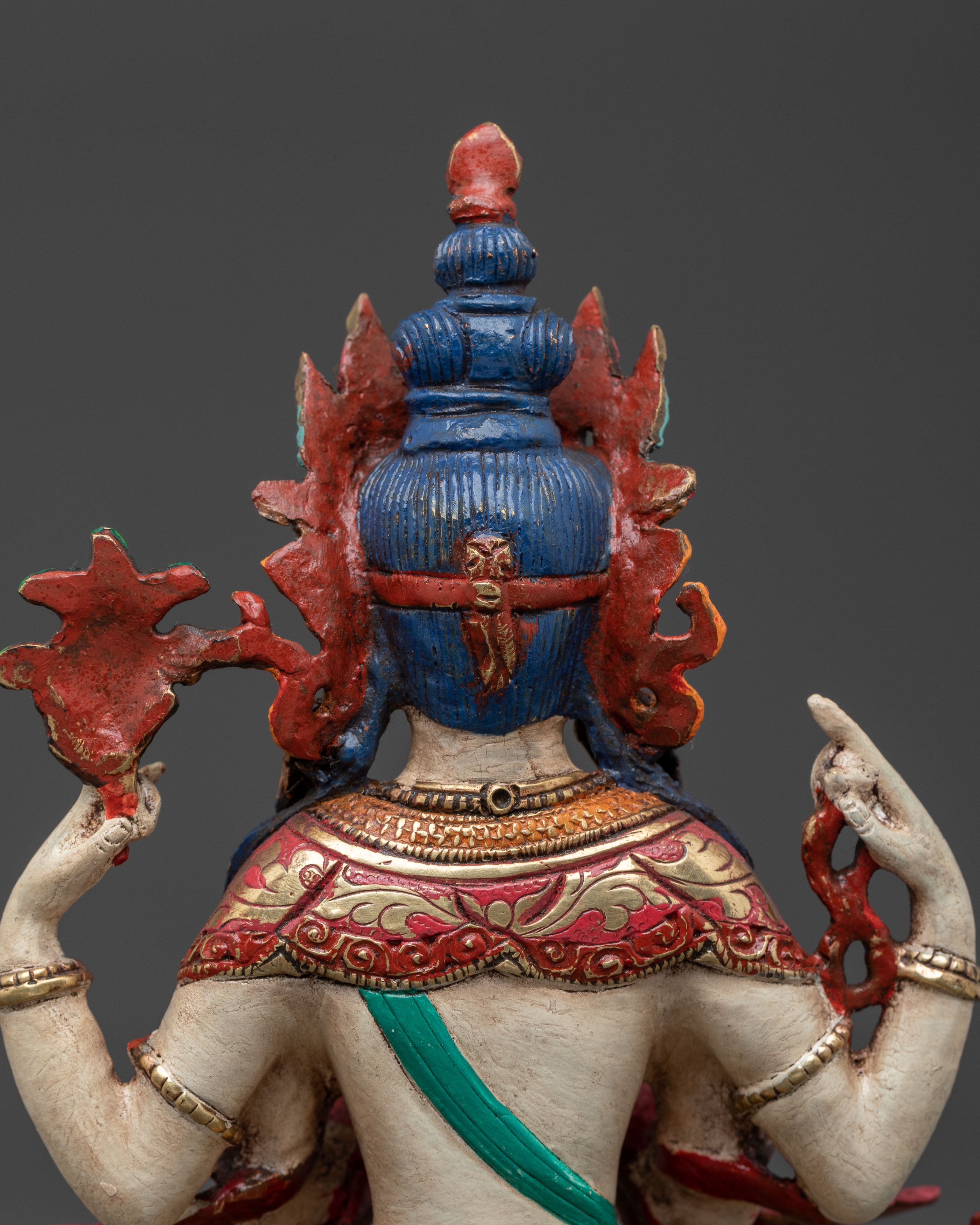 Enlightened Compassion Chenrezig Statue | Buddhist Decor