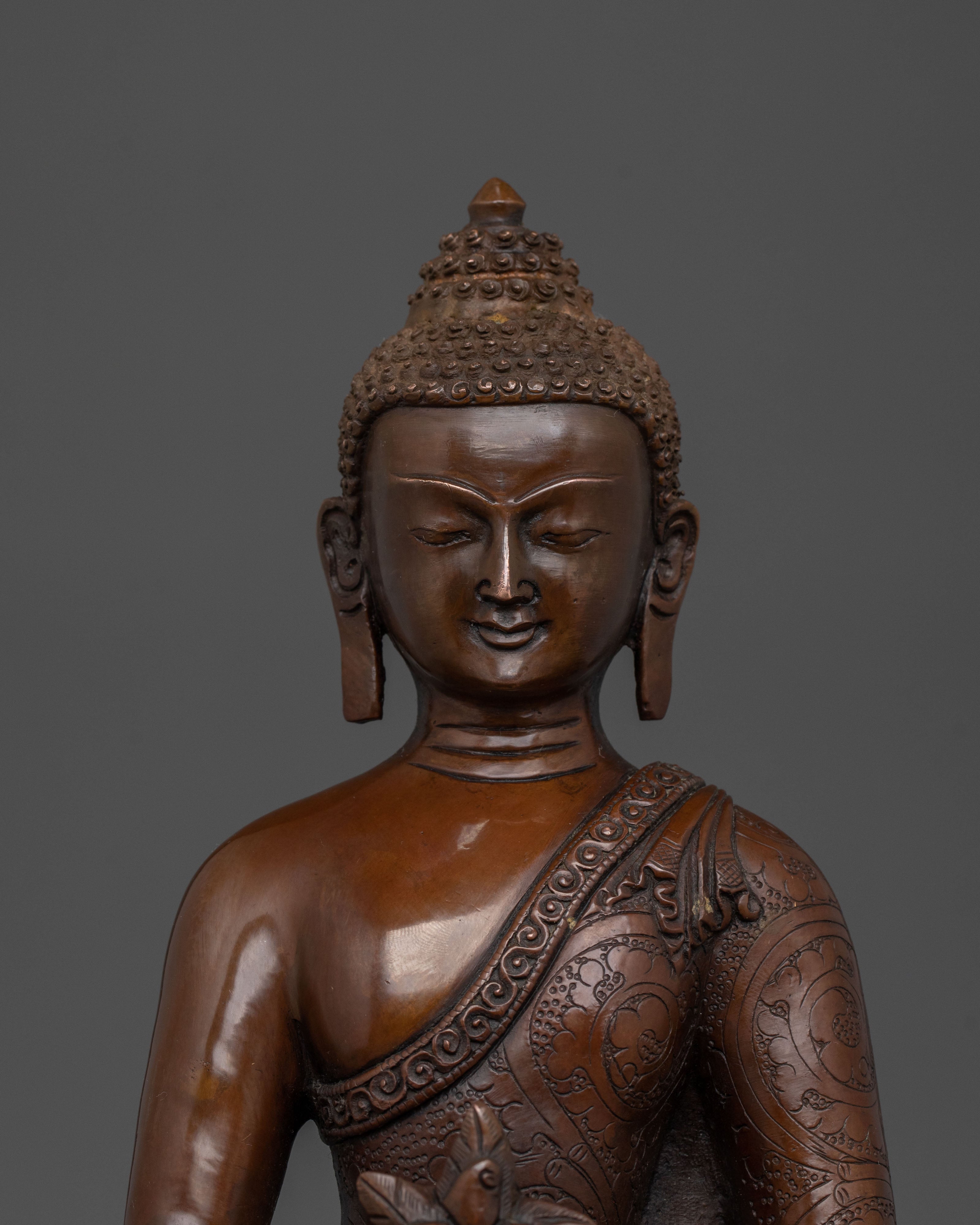 Medicine Buddha Buddhist Deity Statue | Deity of Health and Well-Being
