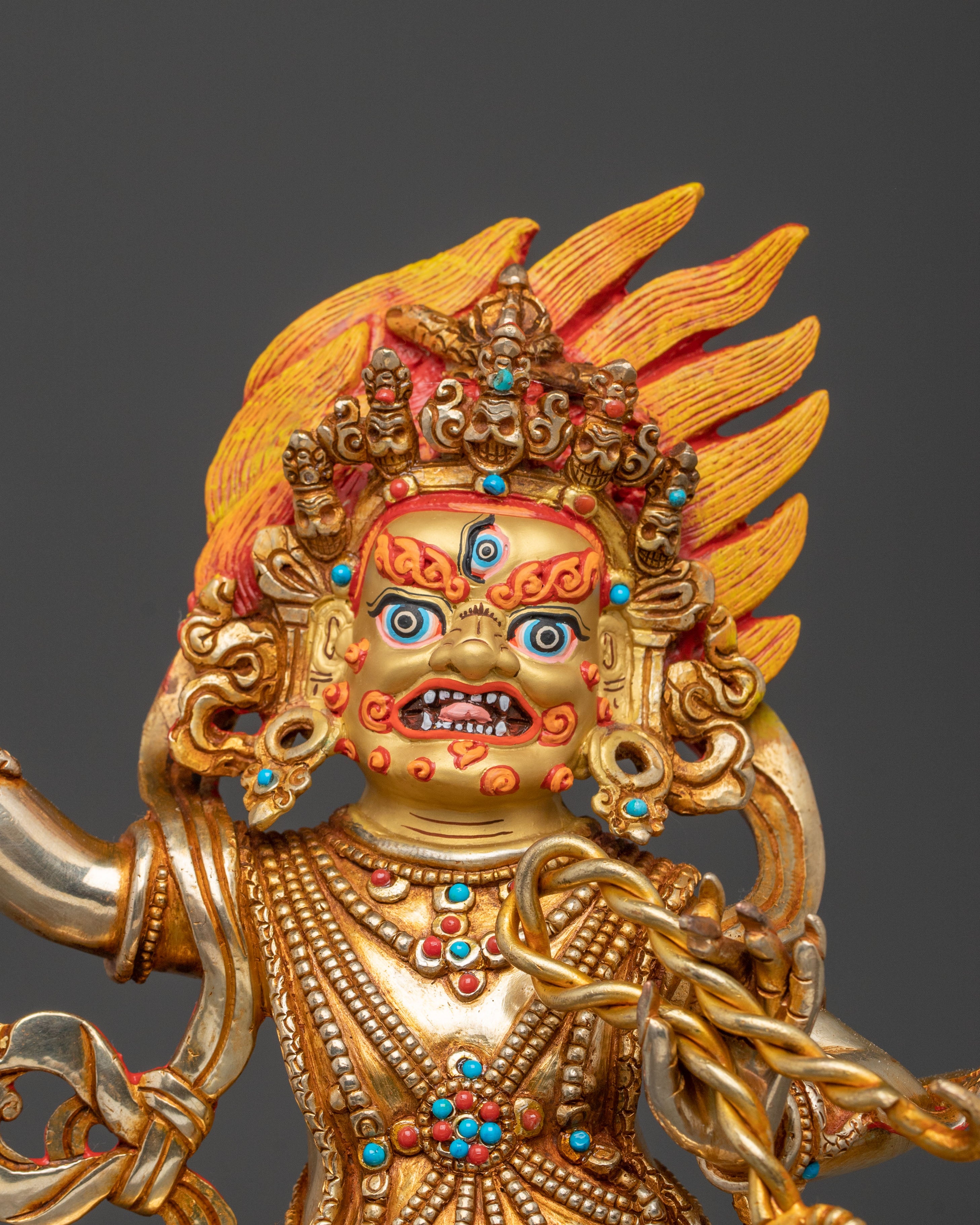 Vajrapani Statue of Dharma Protection | Buddhist Protector Sculpture
