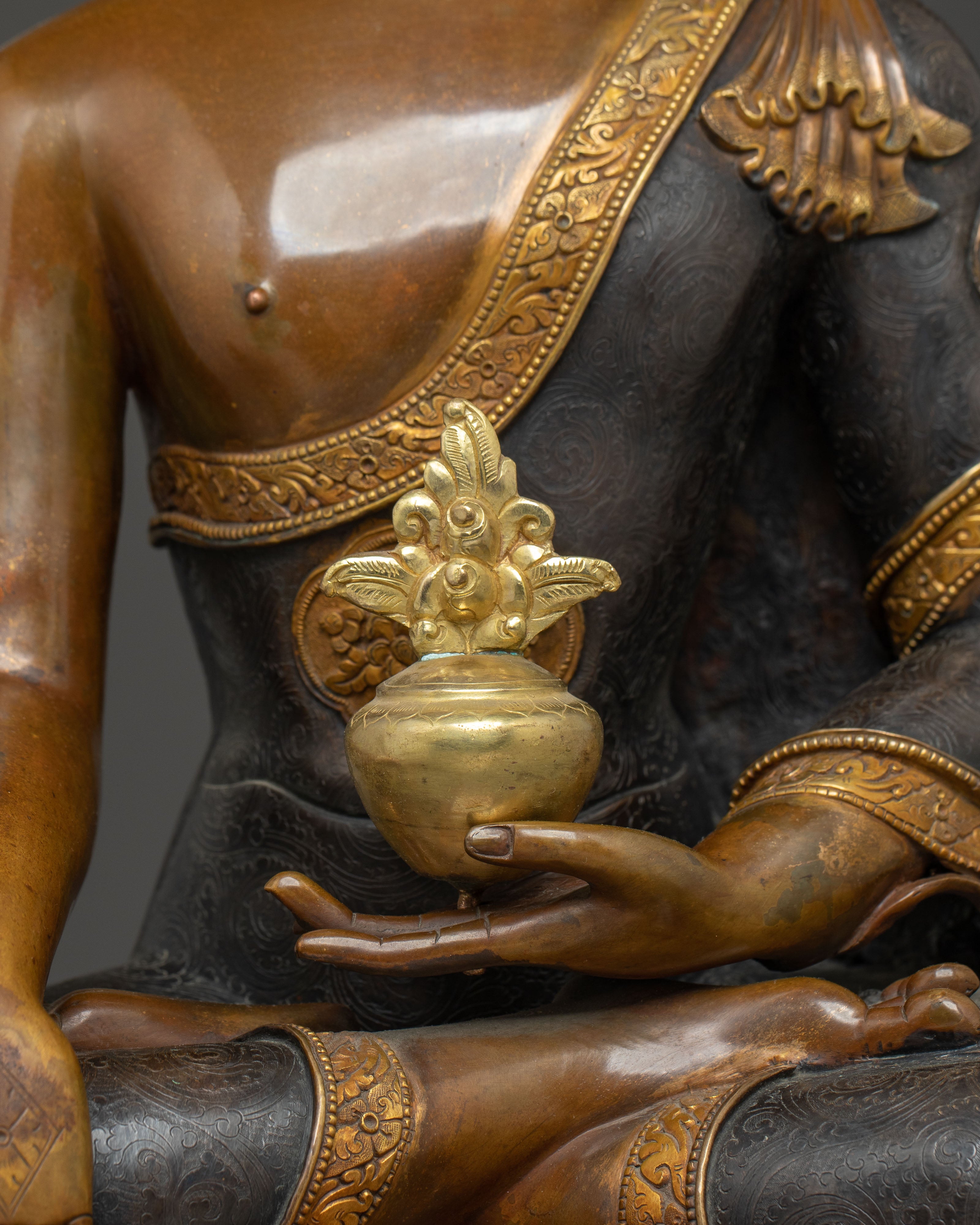 Medicine Buddha Statue: Buddha of Healing Power