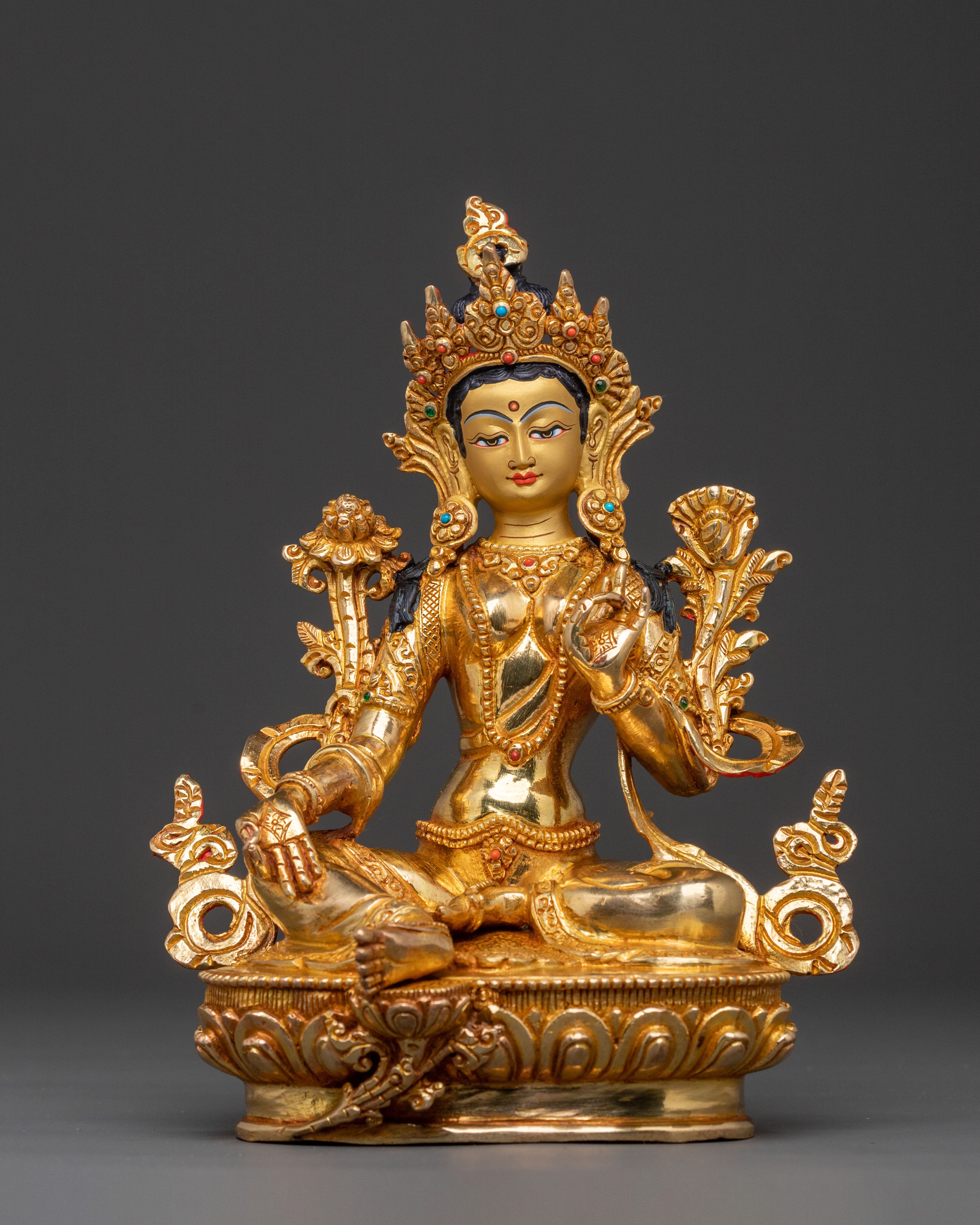 Green Tara Statue