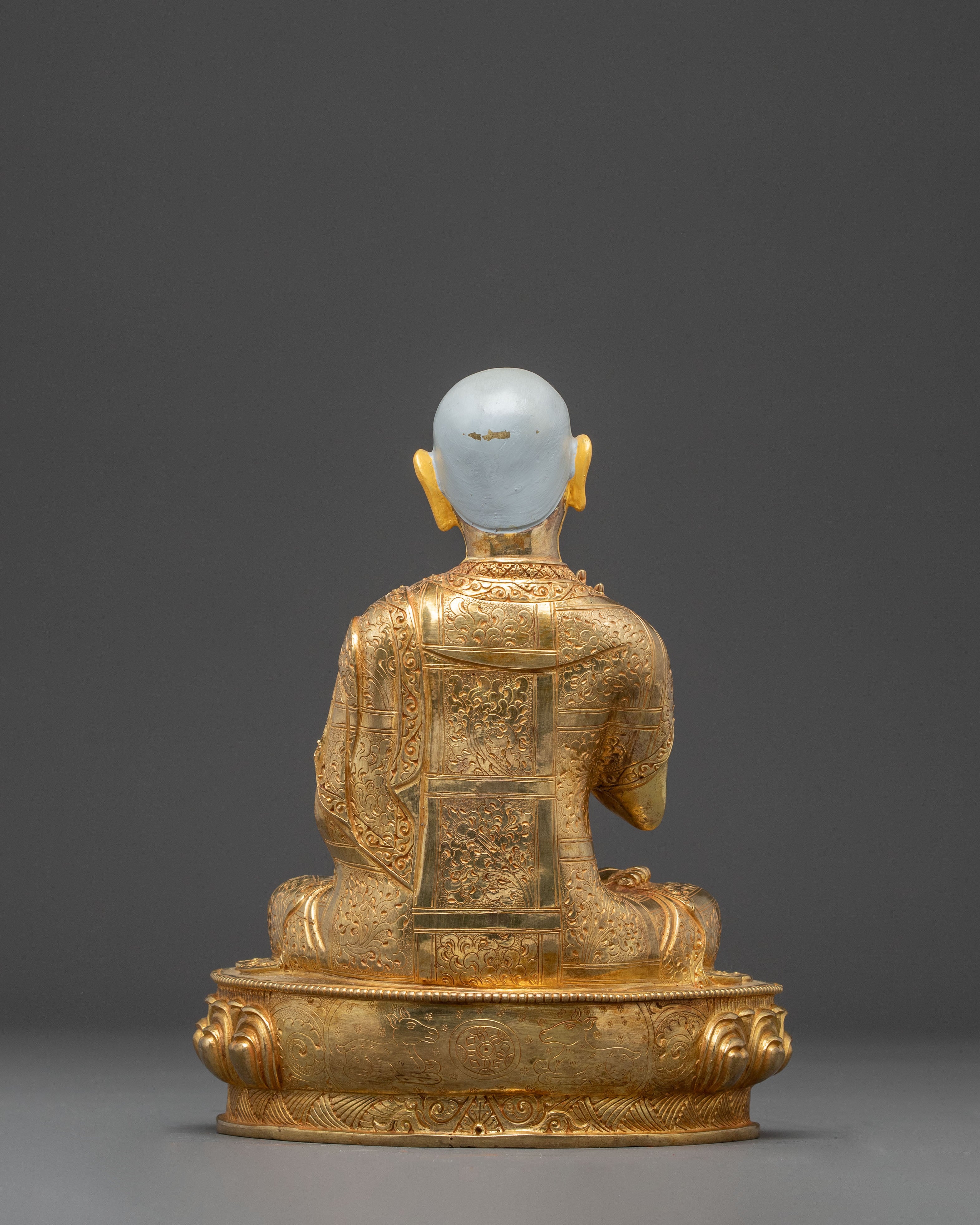 Golden Disciples Statue of Tsongkhapa | Wisdom of the Sage