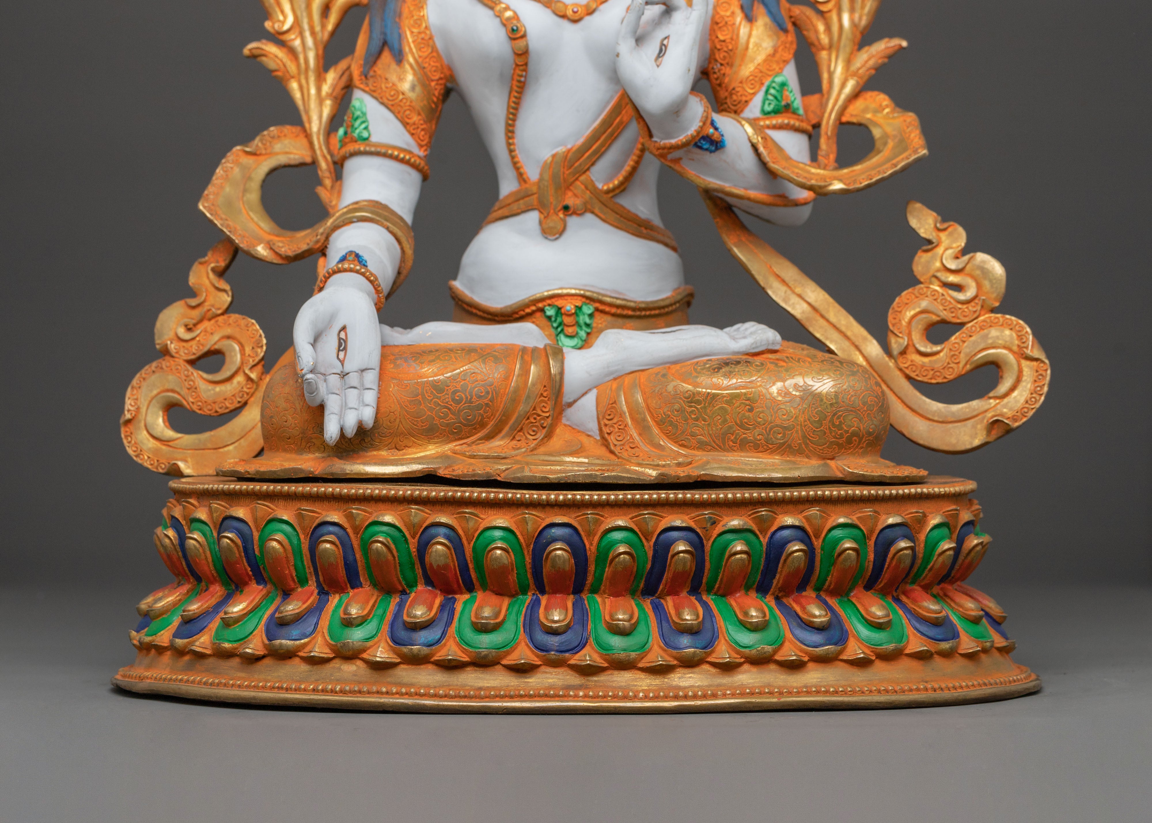 Green Tara Statue | Tibetan Goddess of Compassion