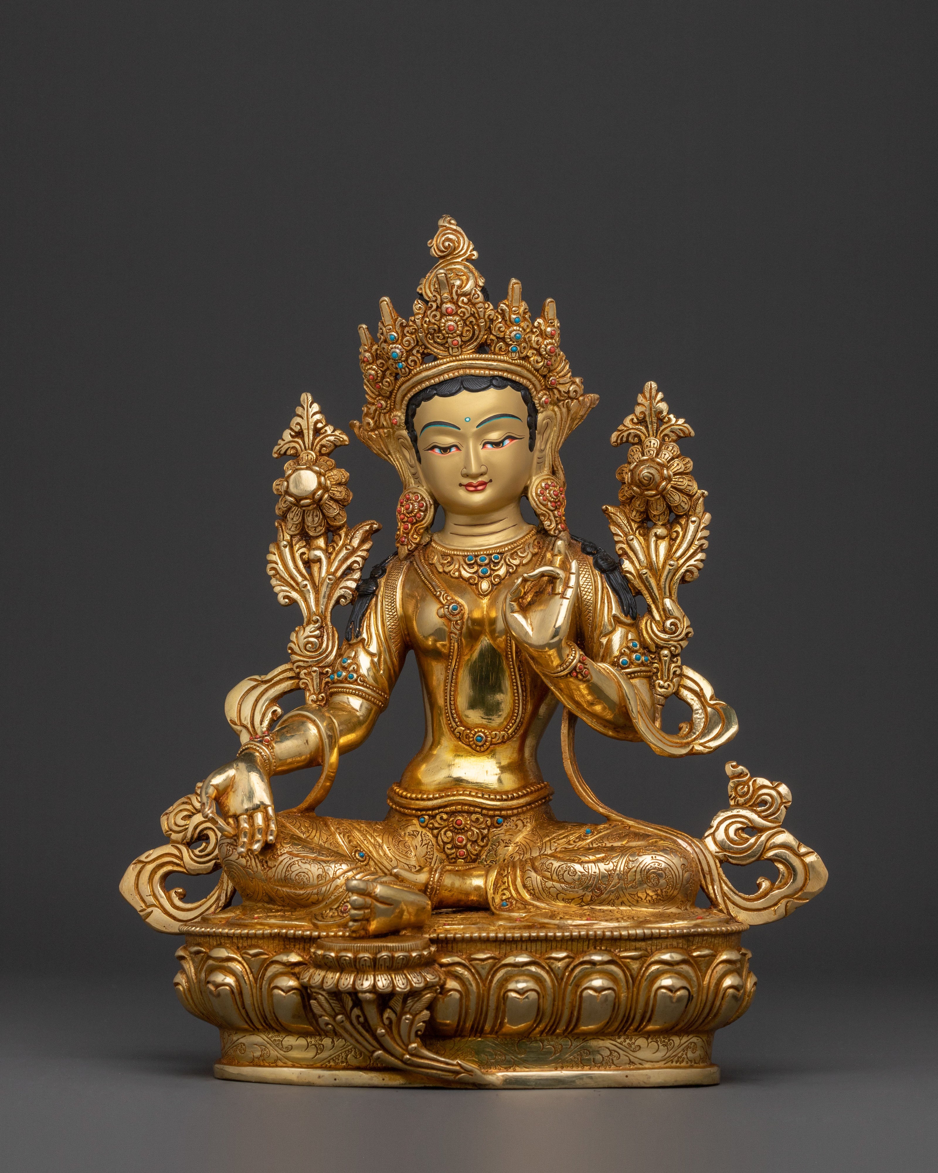 green tara statue 