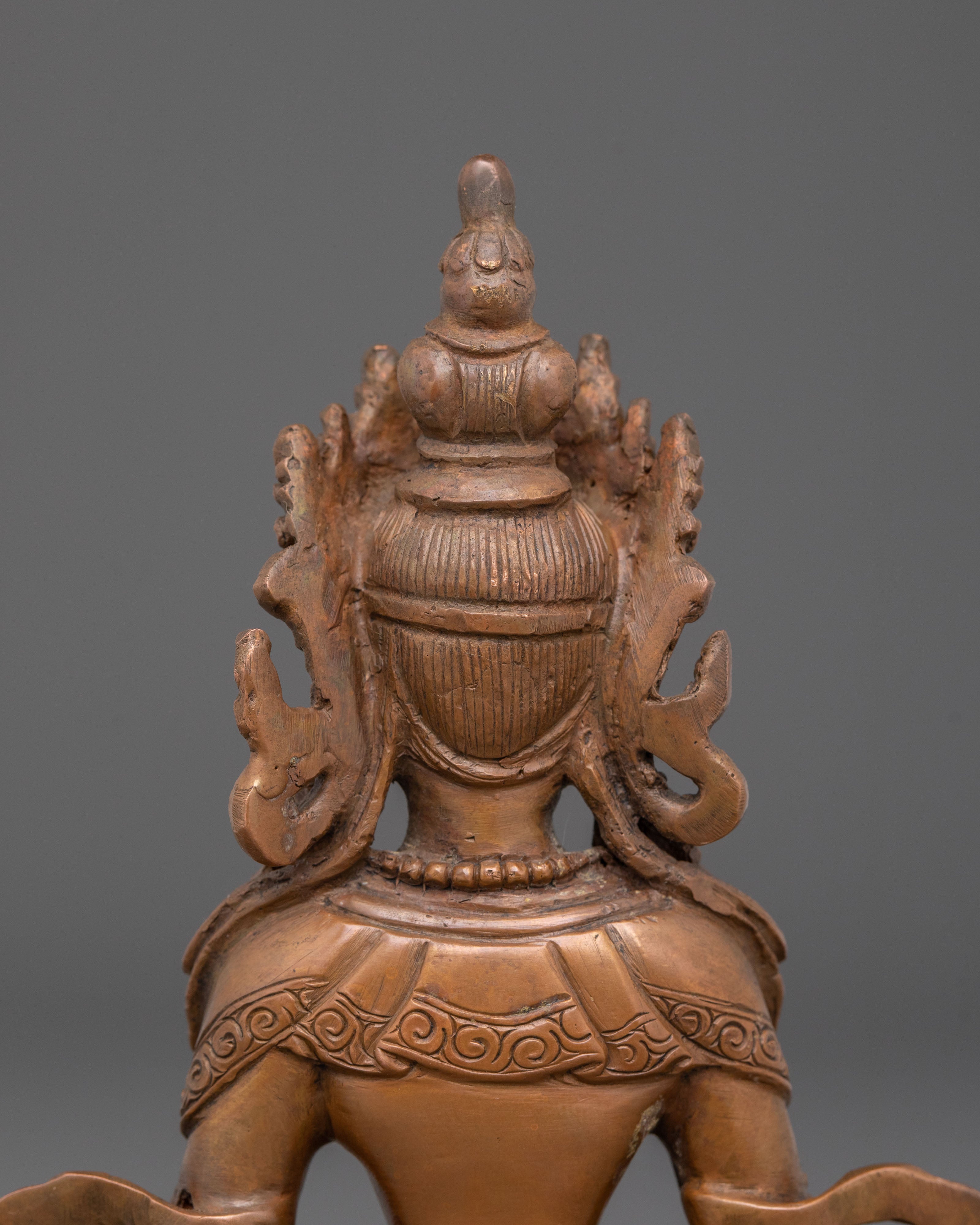 Hand-Carved Amitayus Sculpture | Long Life Buddha