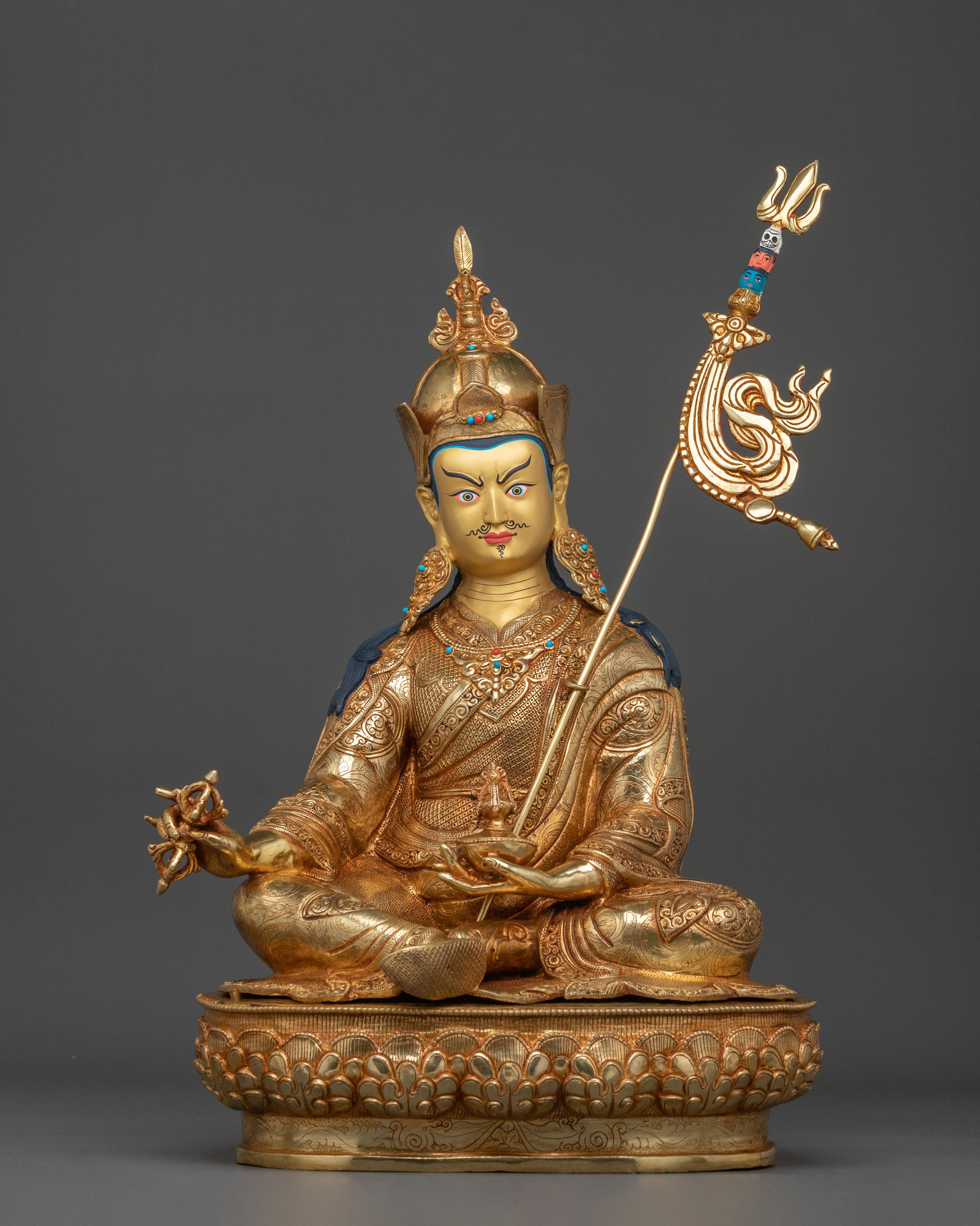 The Precious Master Guru Rinpoche Statue | Buddhist Sculpture for Blessings