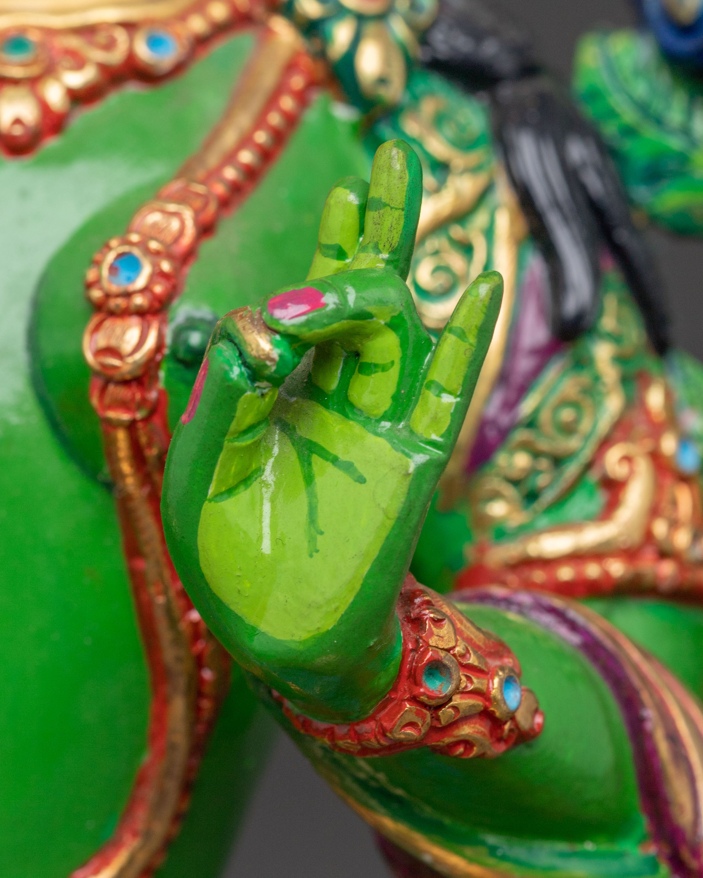 Mother Green Tara Handcrafted Statue | Embodiment of Compassion
