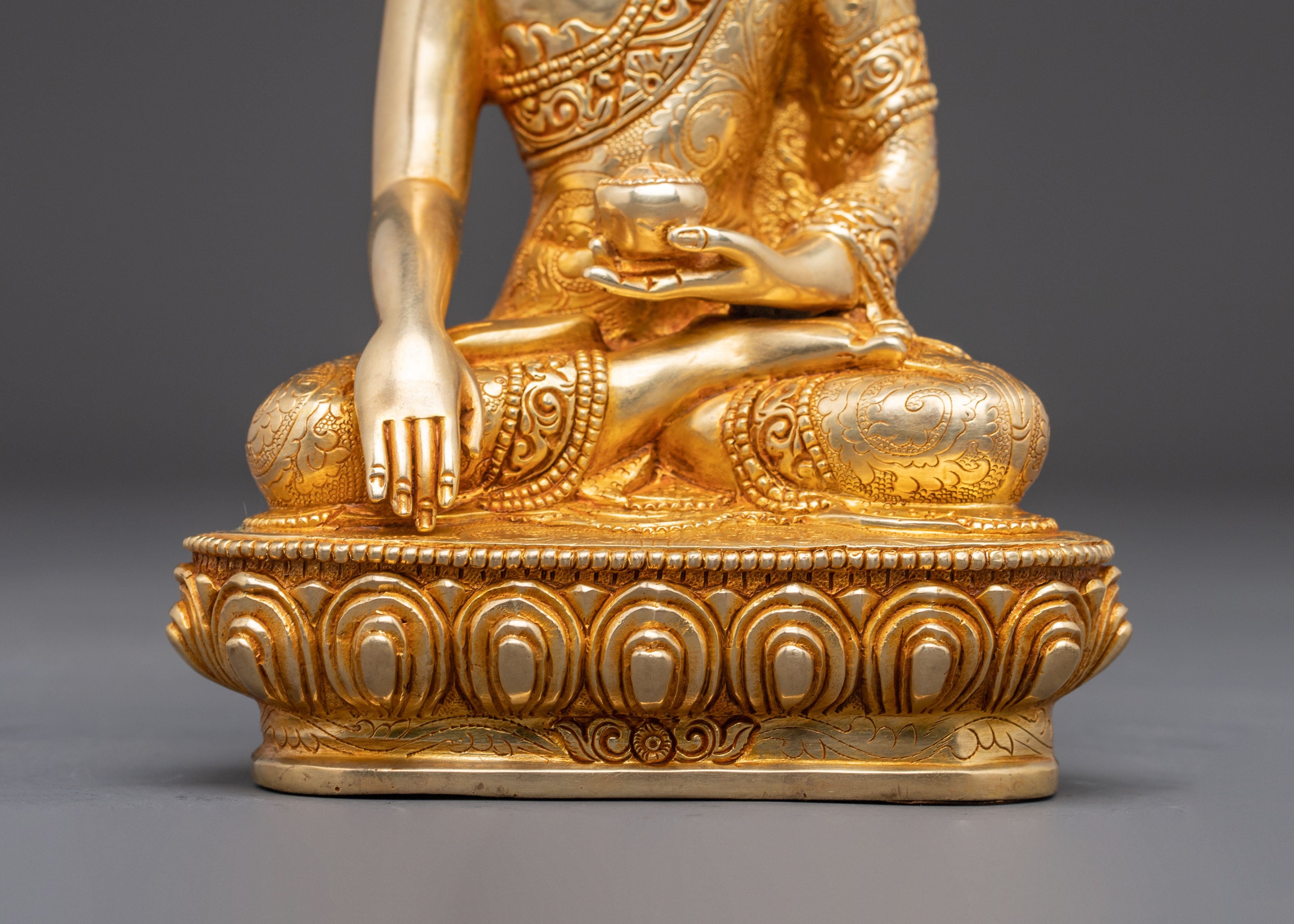 Handmade Radiant Shakyamuni Buddha Statue | Historical Buddha