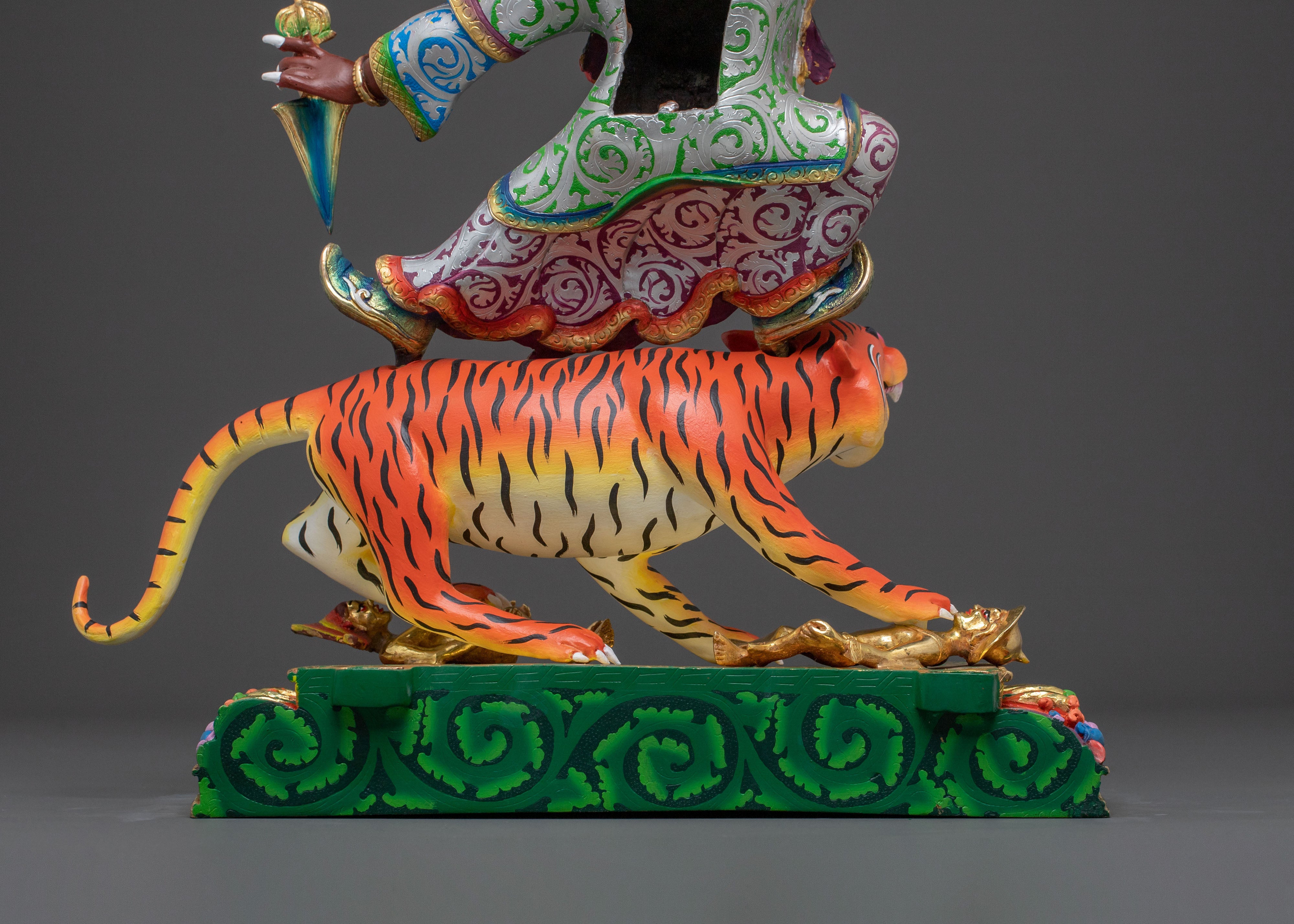 Dorje Drollo Tantric Protector Sculpture for Altar