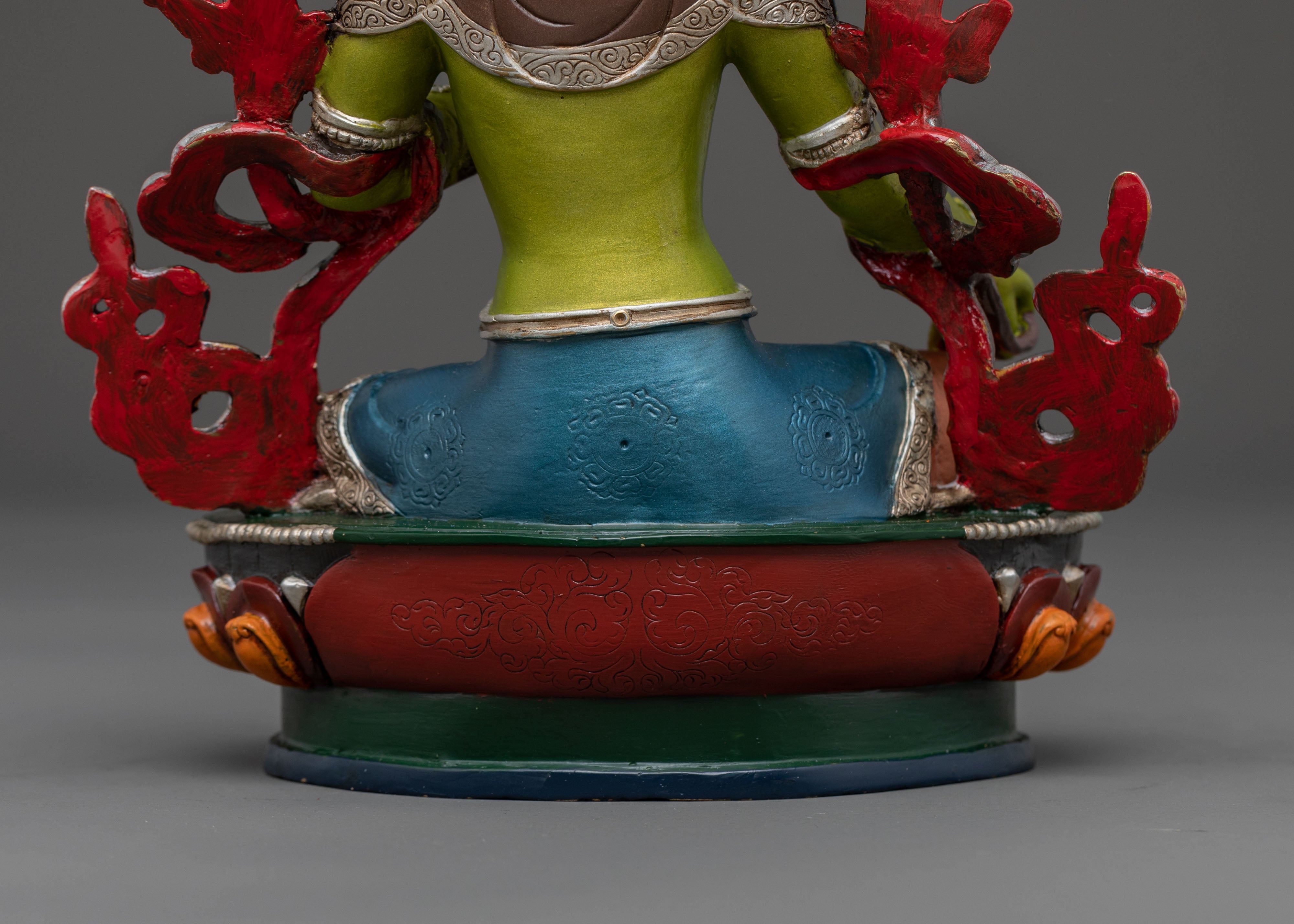 Handcrafted Green Tara Statue | Spiritual Icon