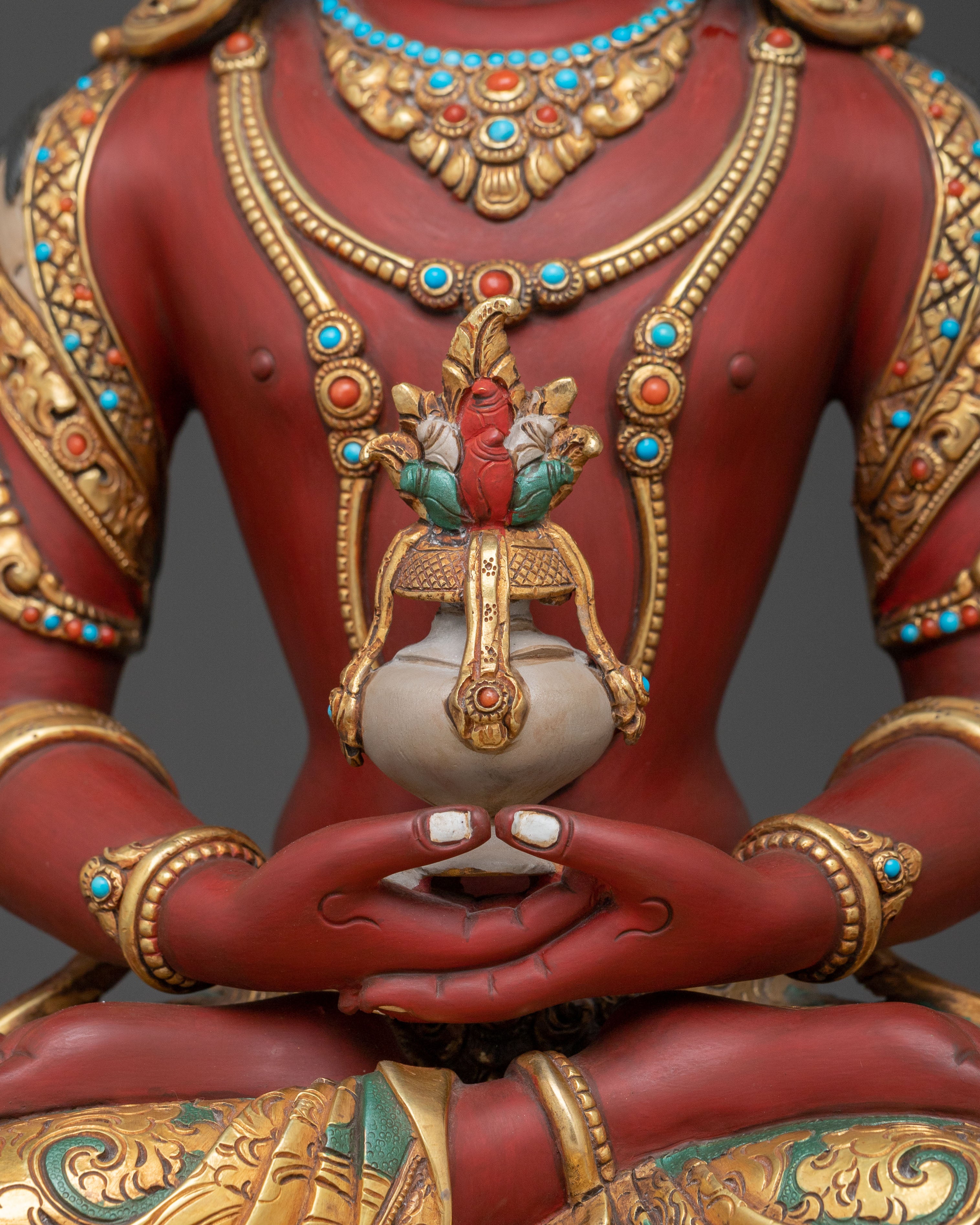 Handcrafted Amitayus Statue | Symbol of Longevity