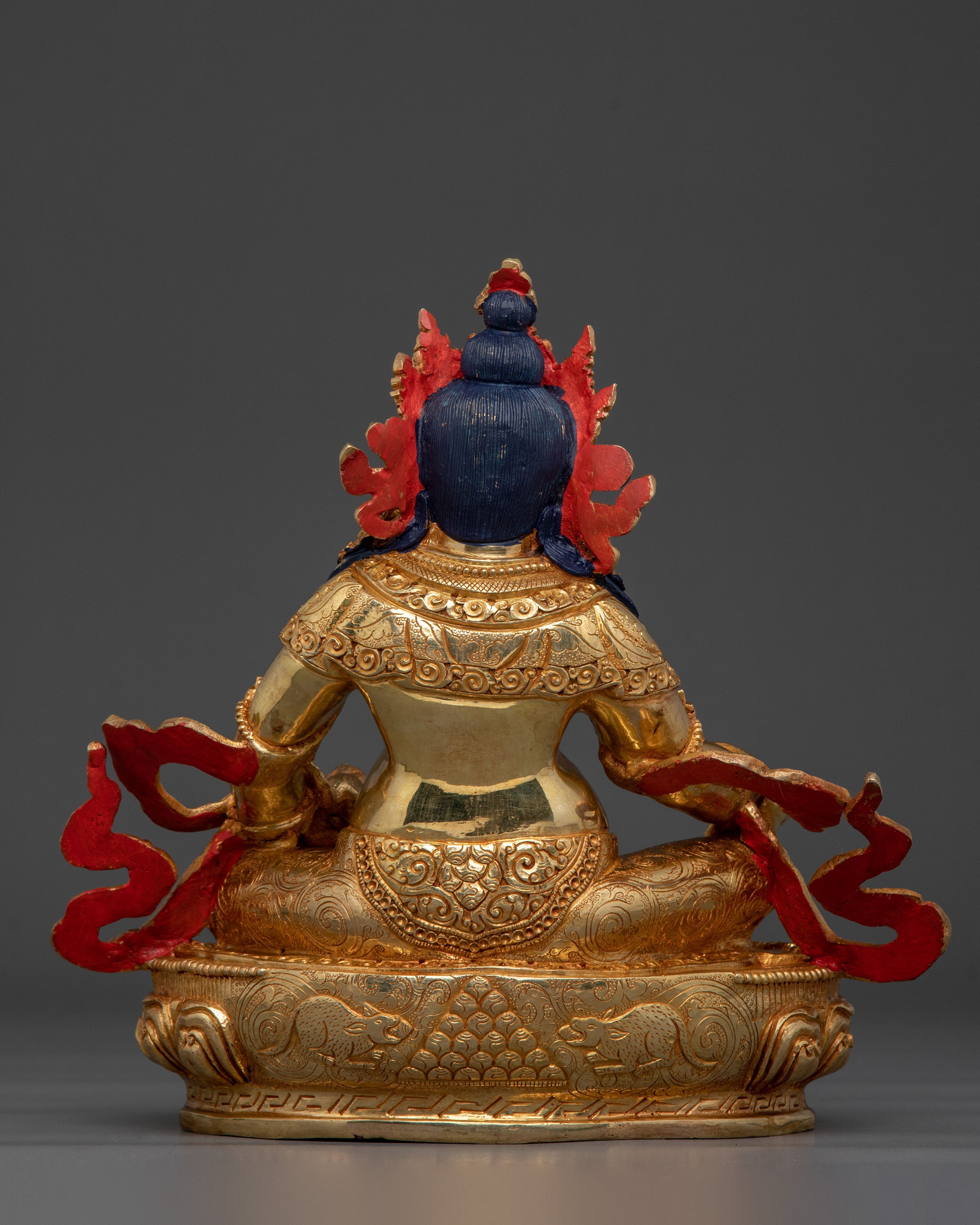 Dzambhala Spiritual Decor Statue | Tibetan Wealth Deity Sculpture