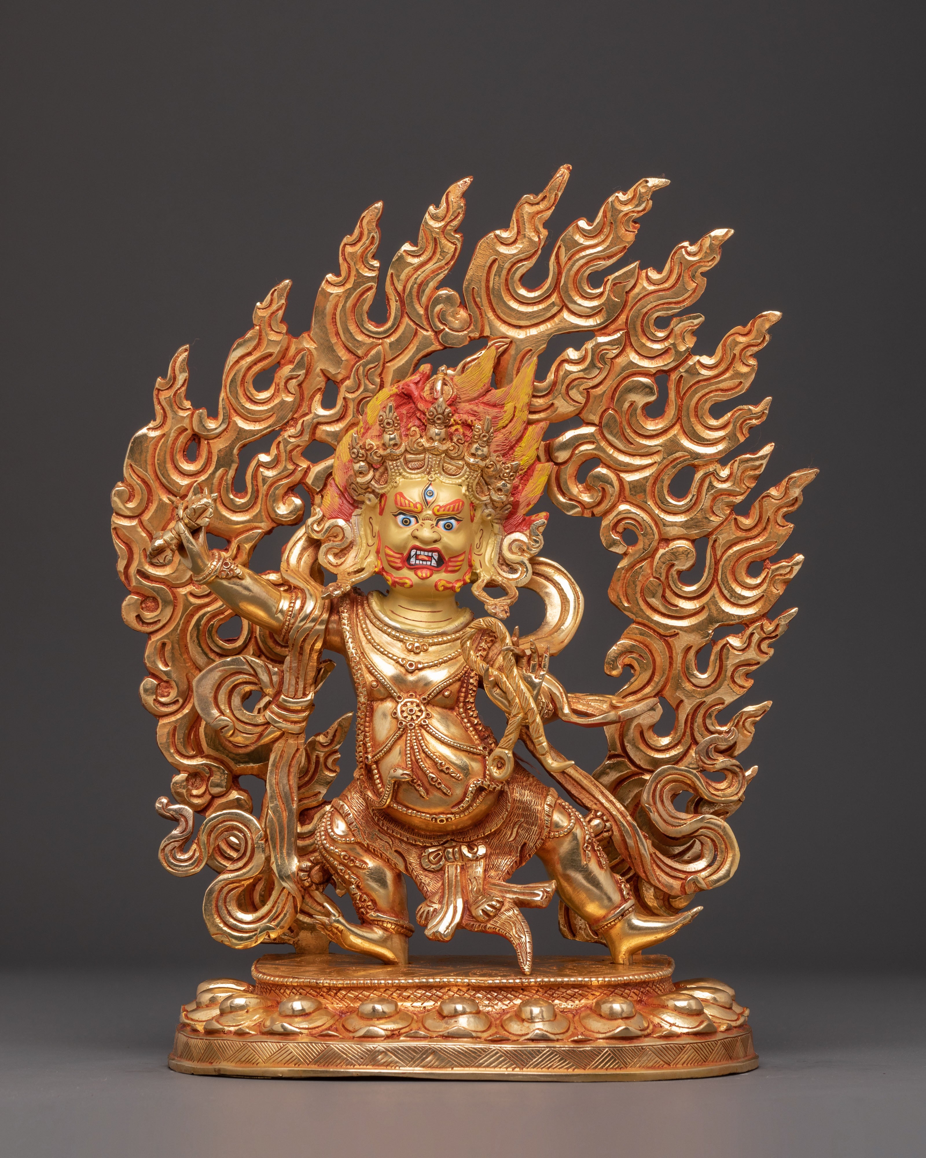 Handmade Vajrapani Statue: Bodhisattva of Protection