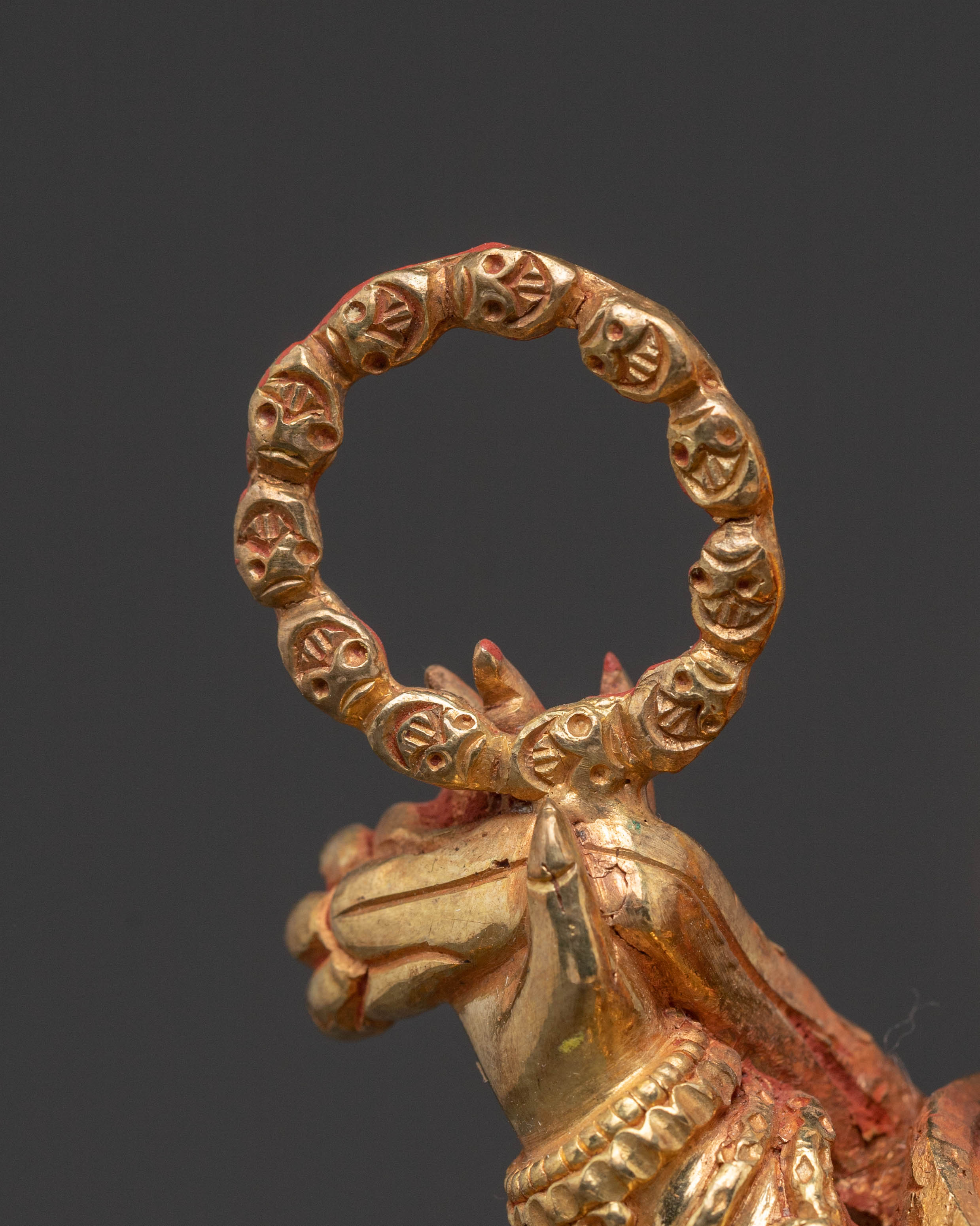 Divine Six-Armed Mahakala Statue – Fierce Protector Sculpture