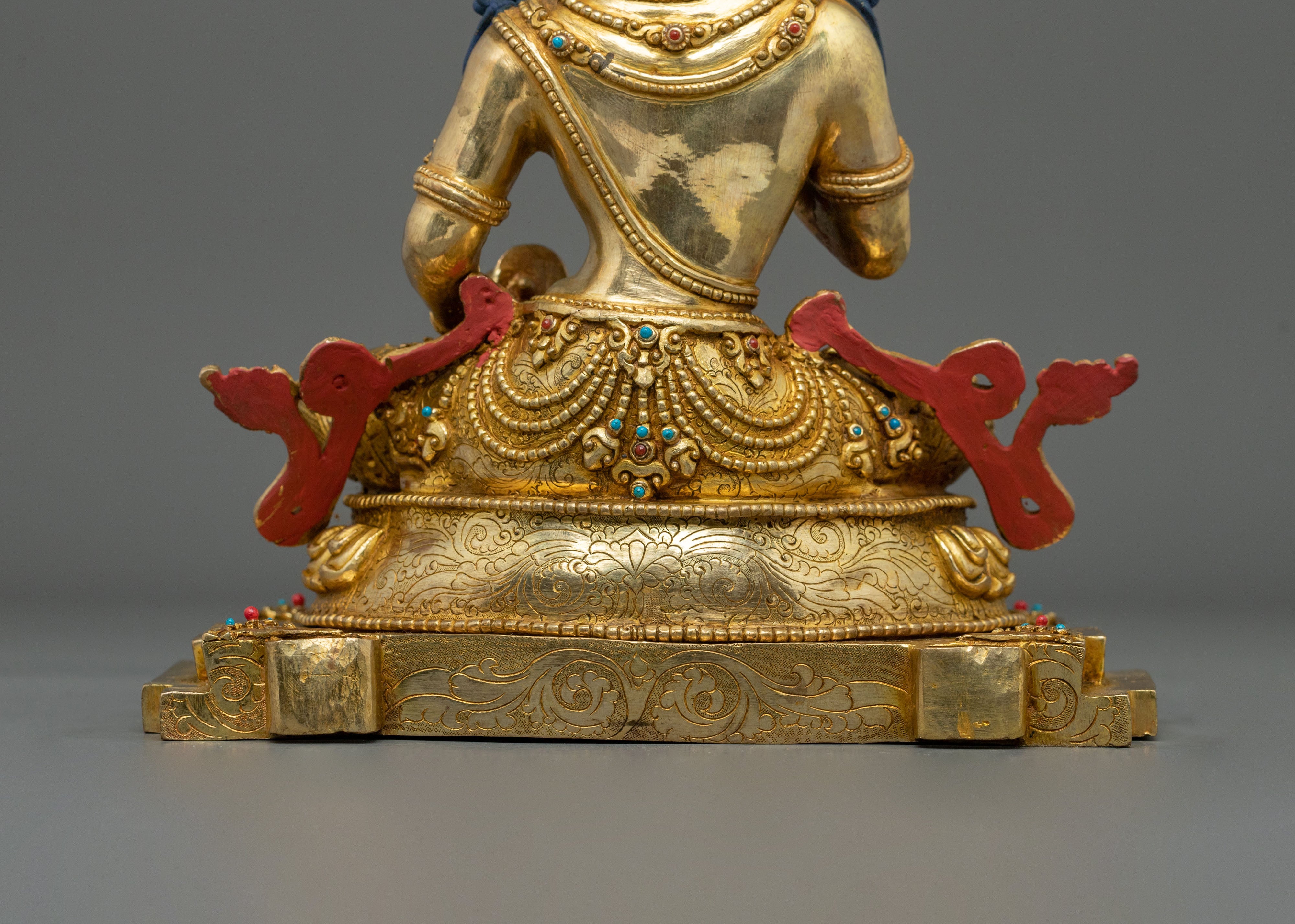 Vajrasattva Handcrafted 24K Gold Gilded Statue