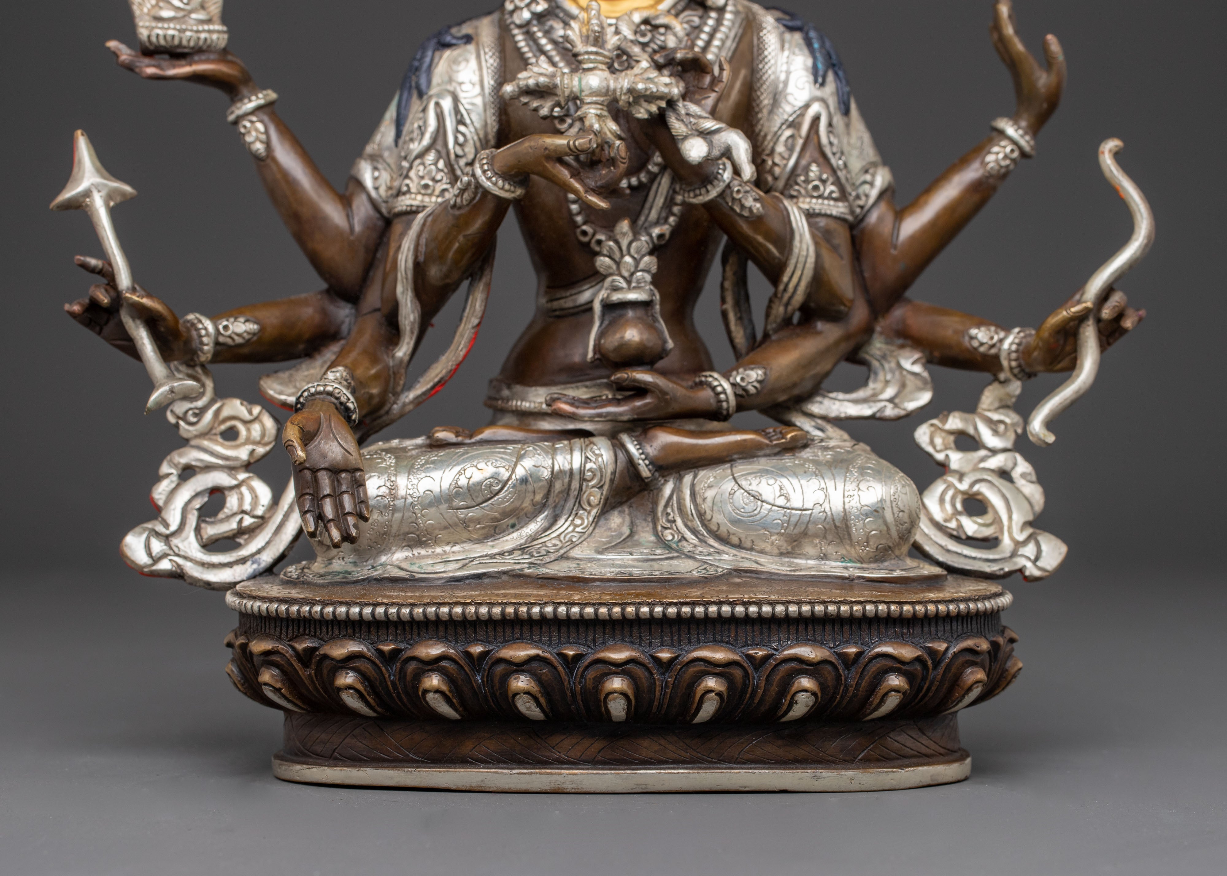 Traditional Namgyalma Oxidized Copper Body Statue