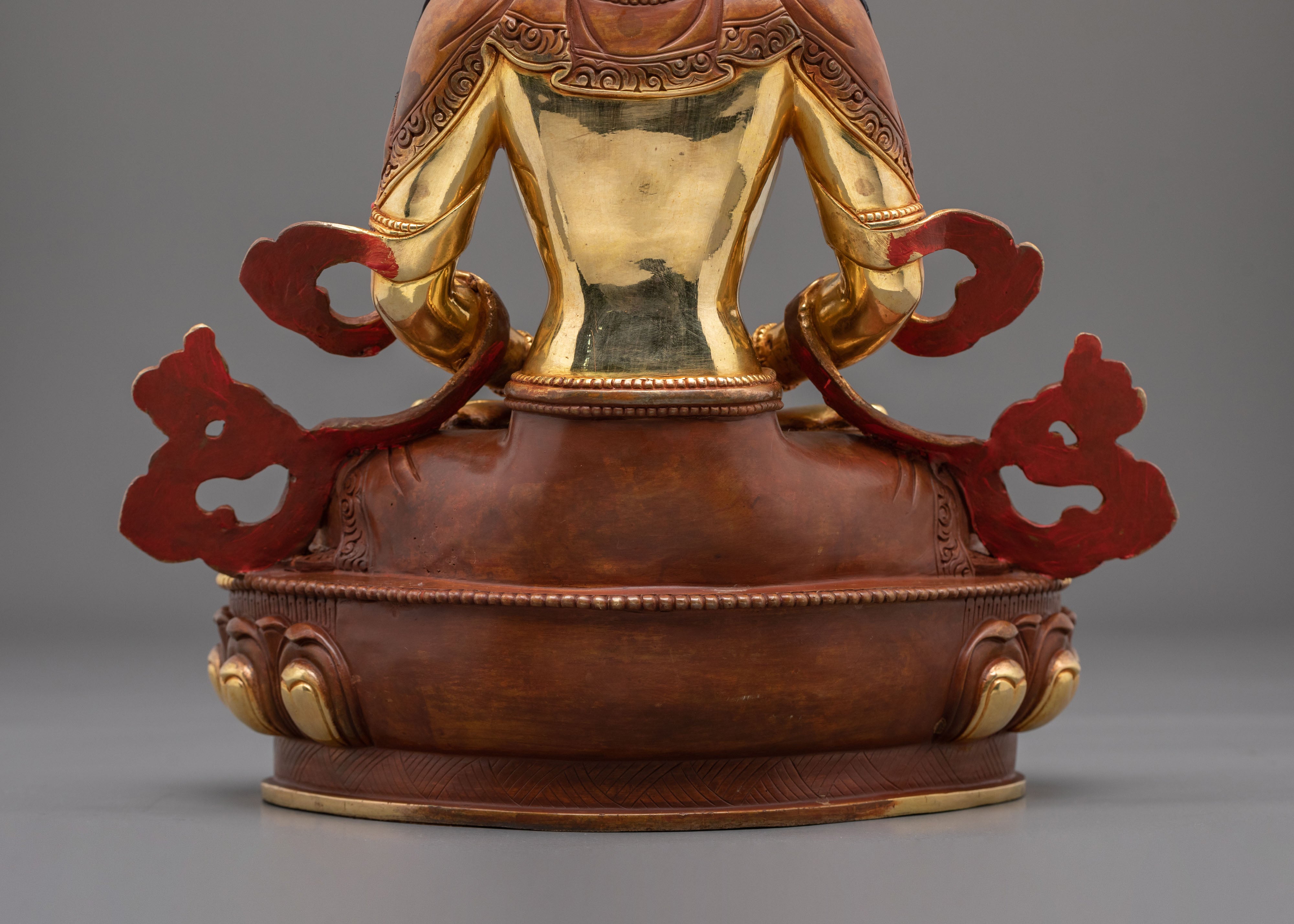 Traditional Amitayus Sculpture | Tibetan Buddhist Altar Art
