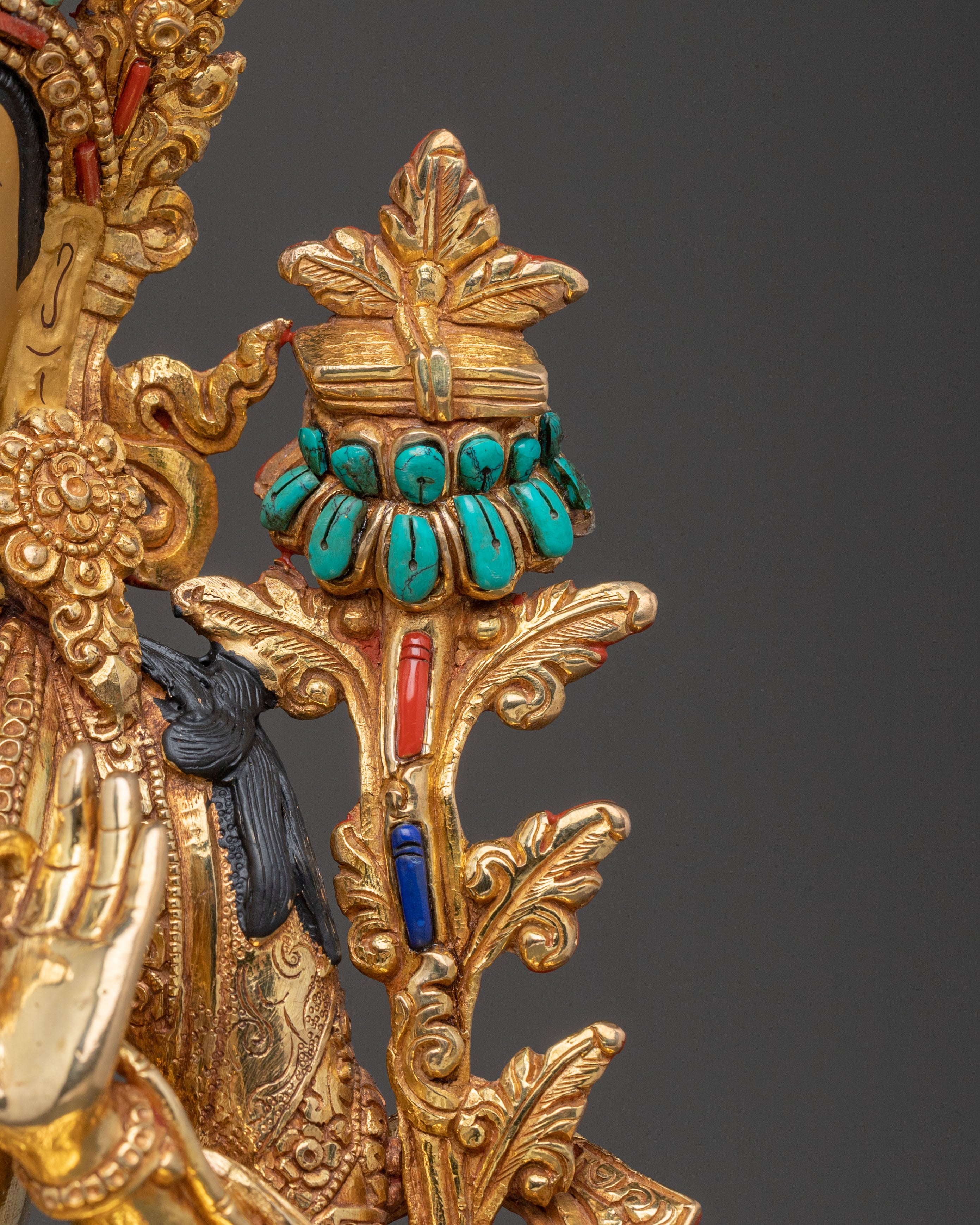 Handcrafted Manjushri Statue | Spiritual Decor for Wisdom