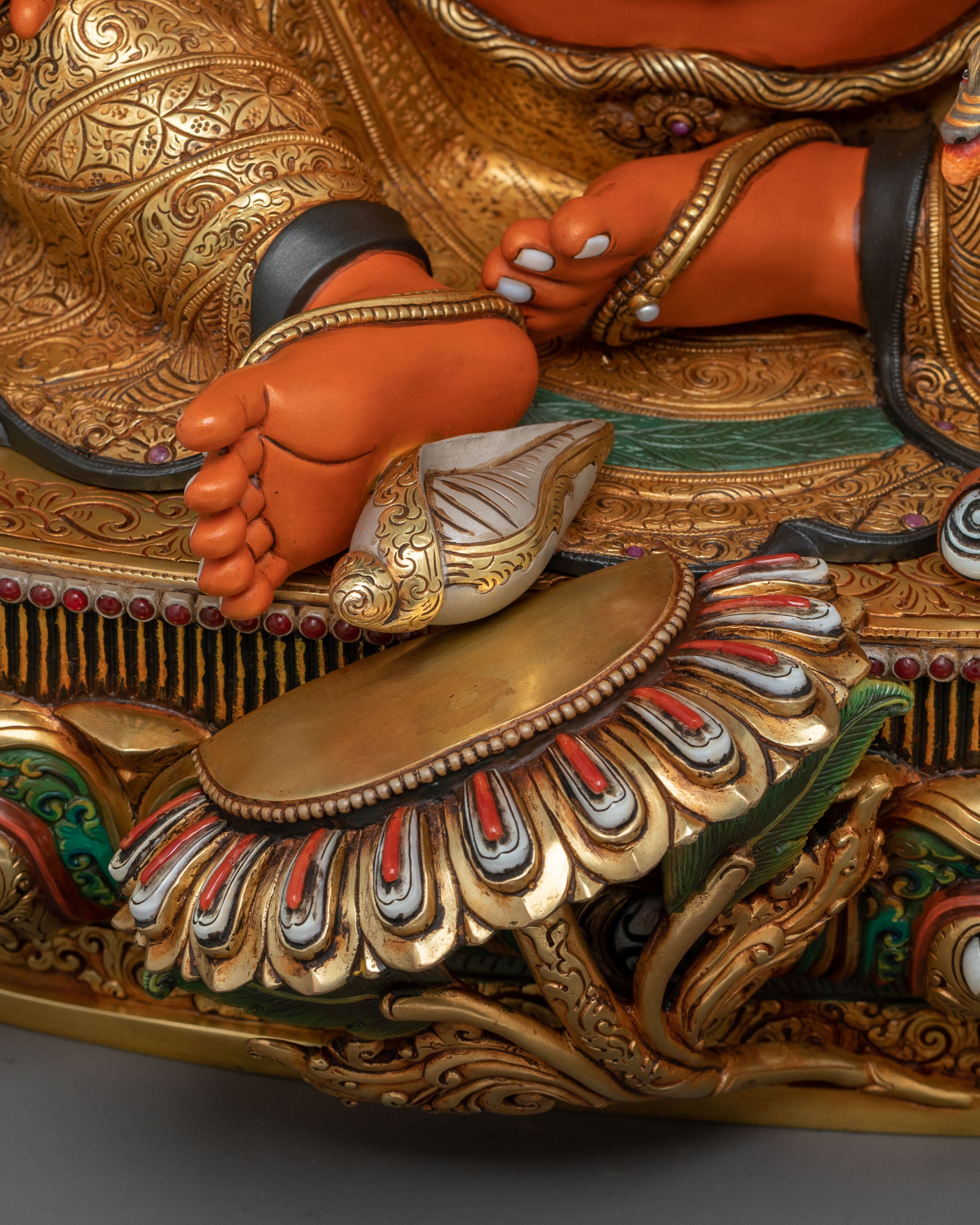 Dzambhala Prosperity Deity Sculpture | Spiritual Altar and Home Decor