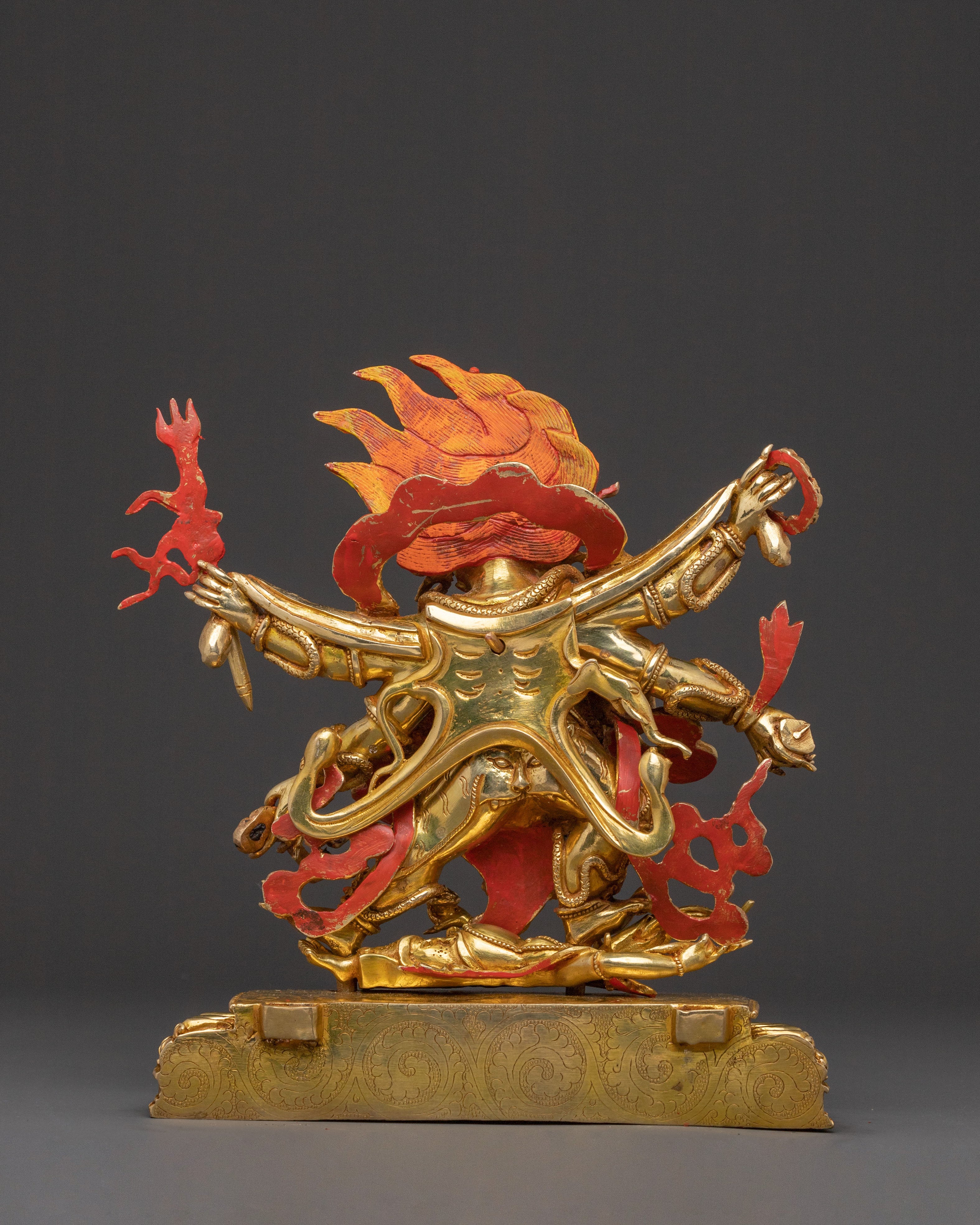 Protector Six Armed Mahakala Statue