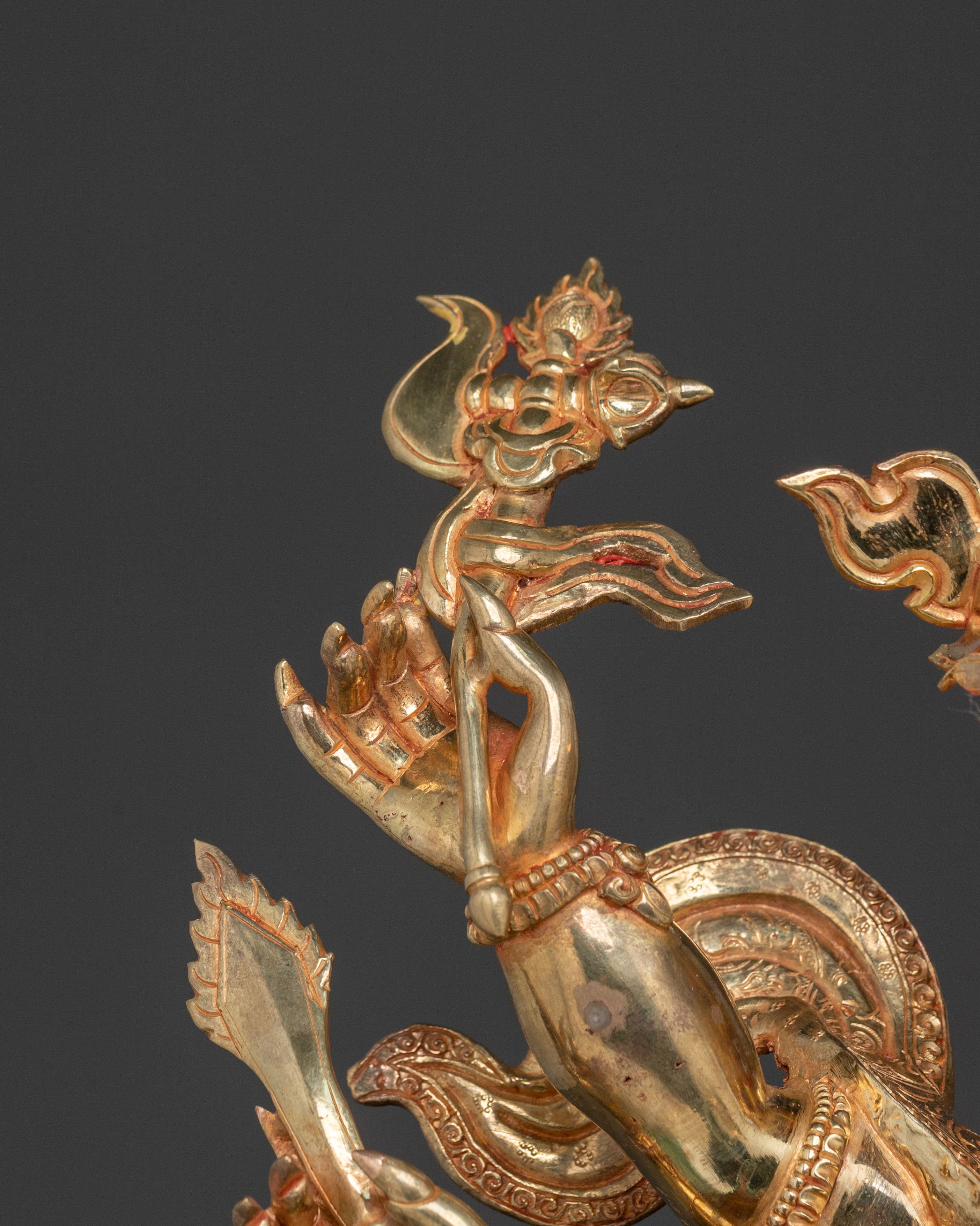 Pehar Gyalpo Sacred Figurine | Tibetan Dharma Protector Deity