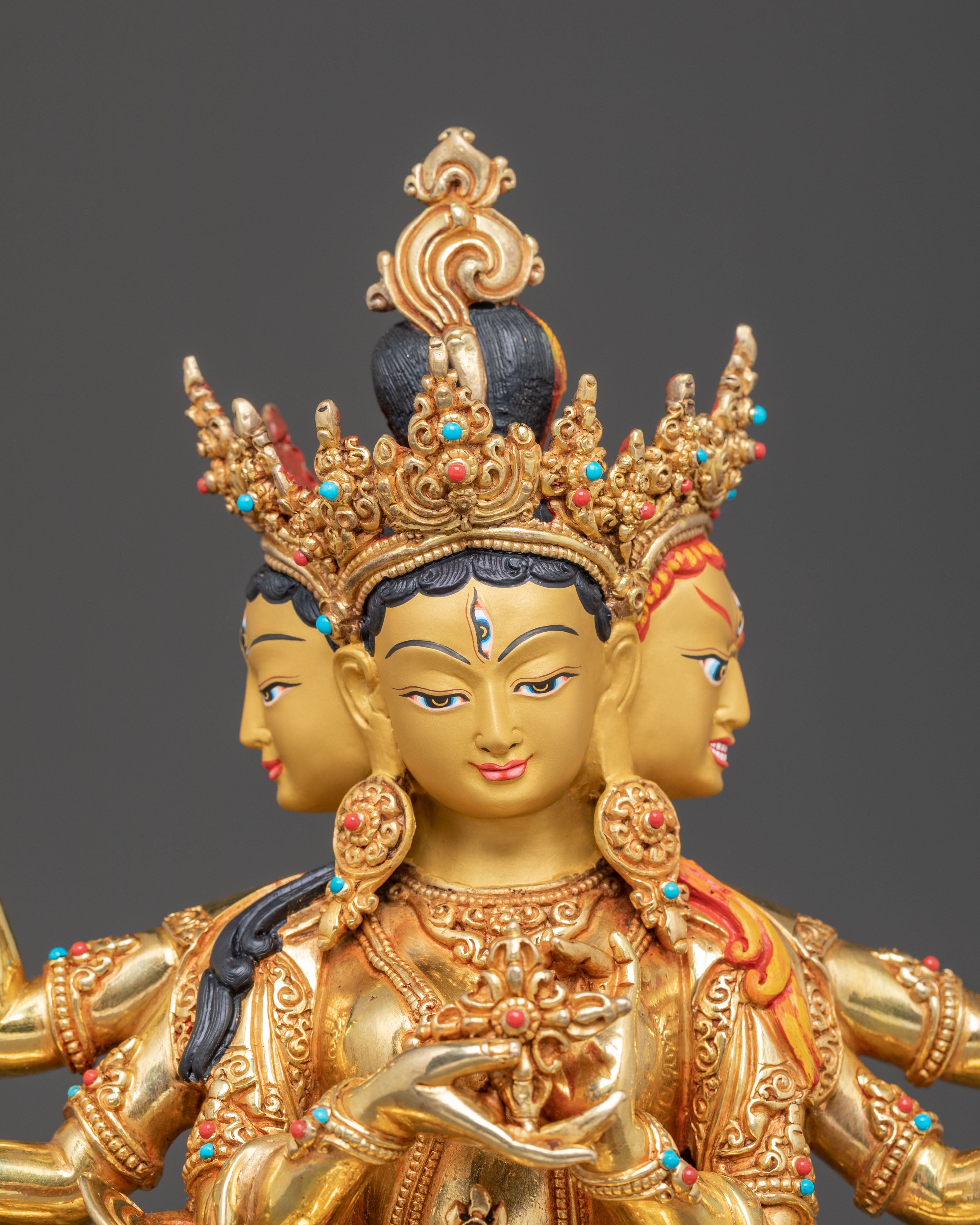 Namgyalma Copper Handmade Statue | The Goddess of Longevity
