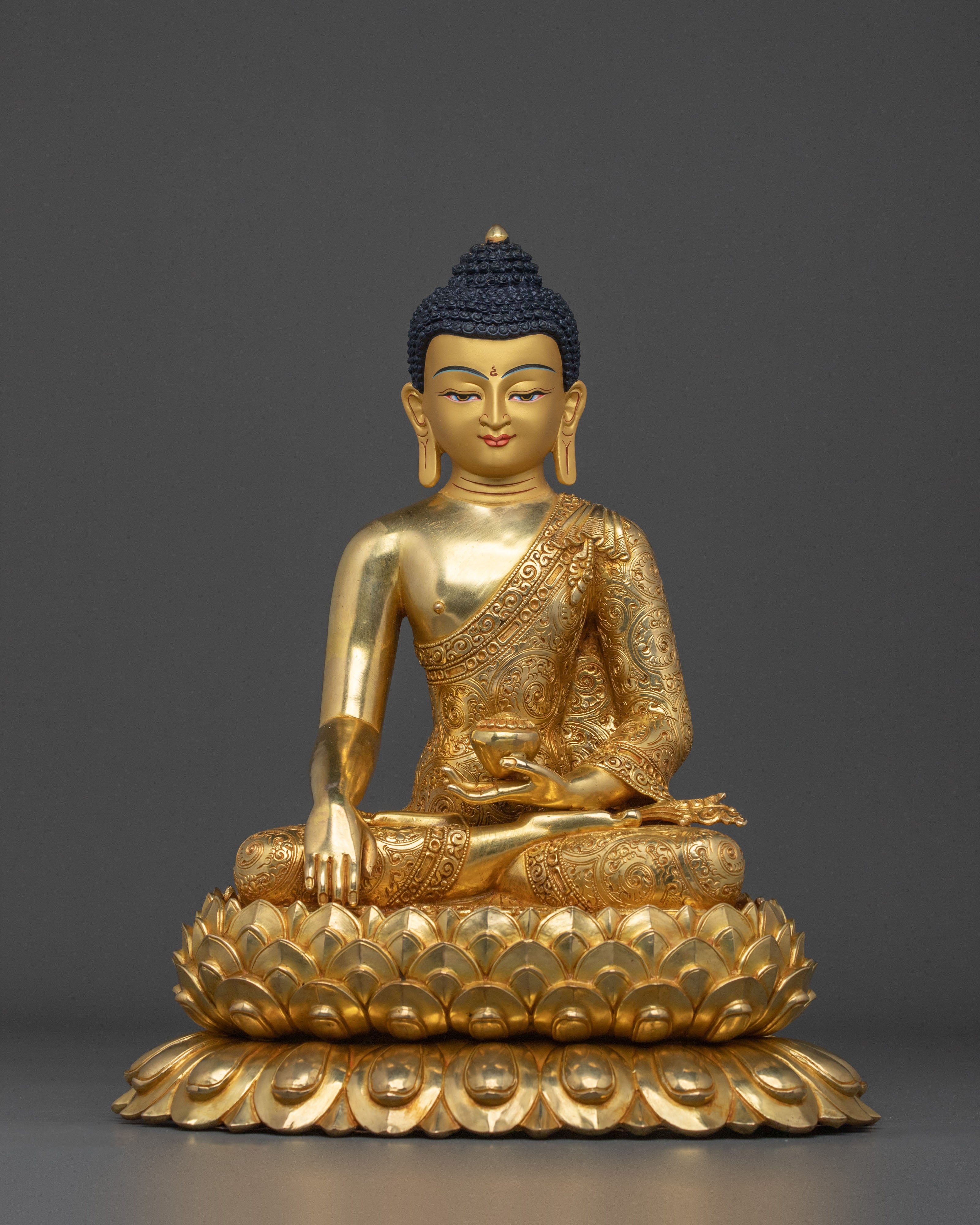 Tibetan Sacred Shakyamuni Buddha Statue | Sacred Altar Decor