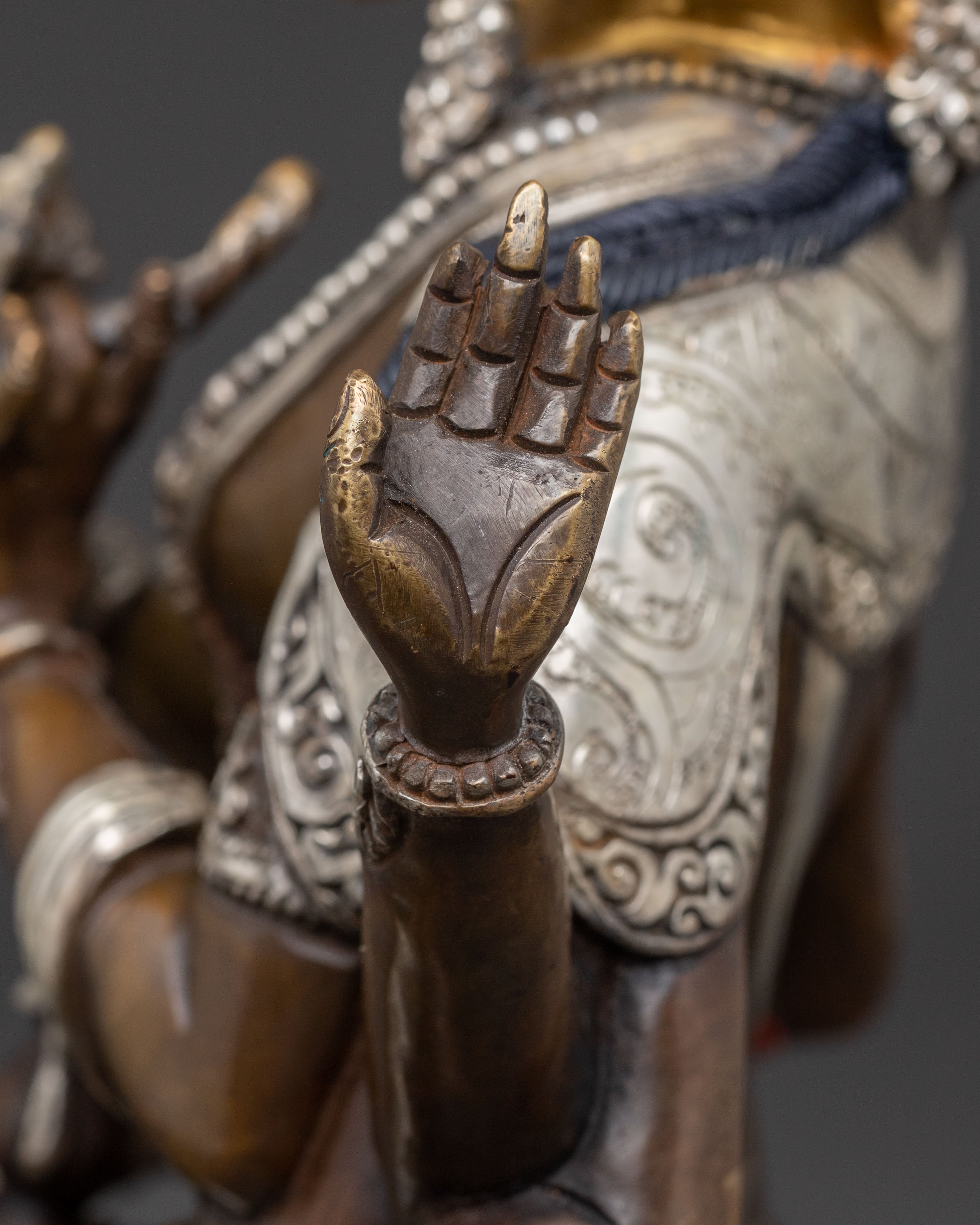 Traditional Namgyalma Oxidized Copper Body Statue