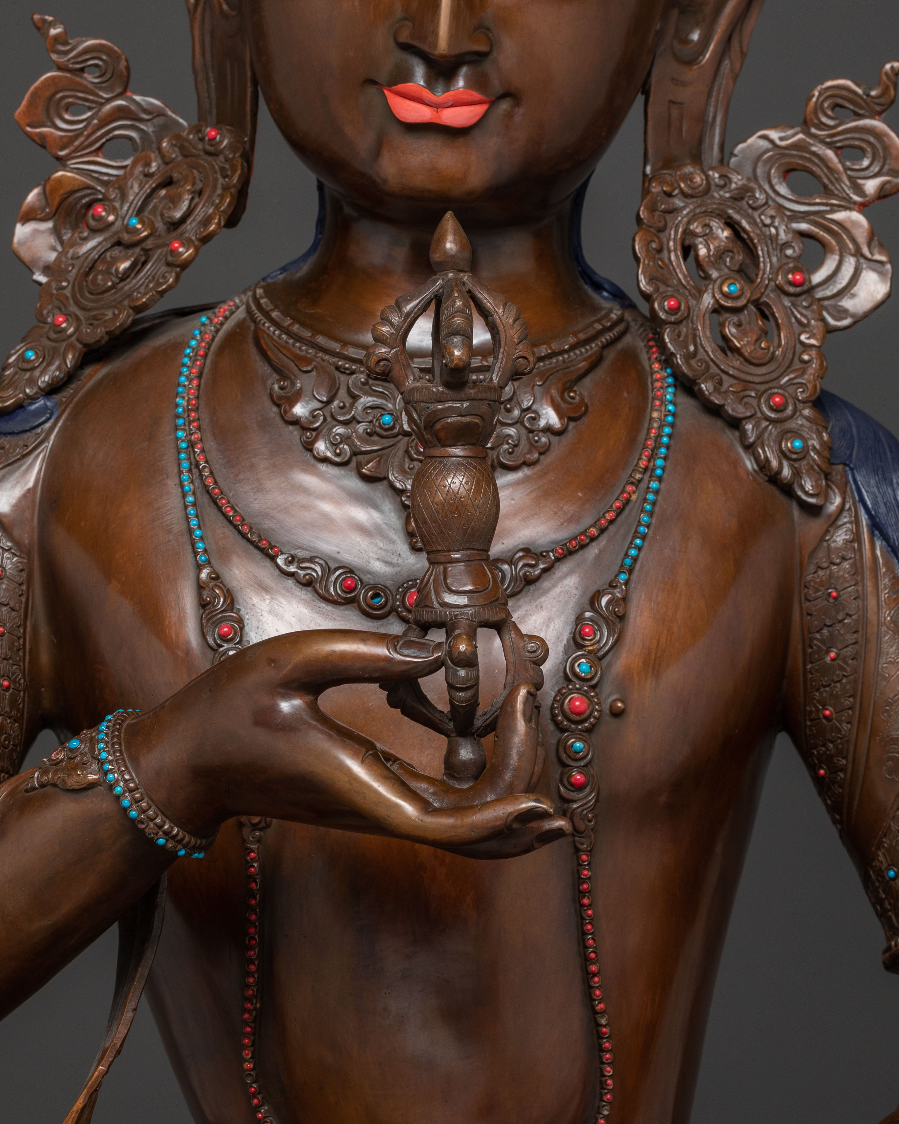 Vajrasattva Statue for Altar Decor | Nepali Handcrafted Statue