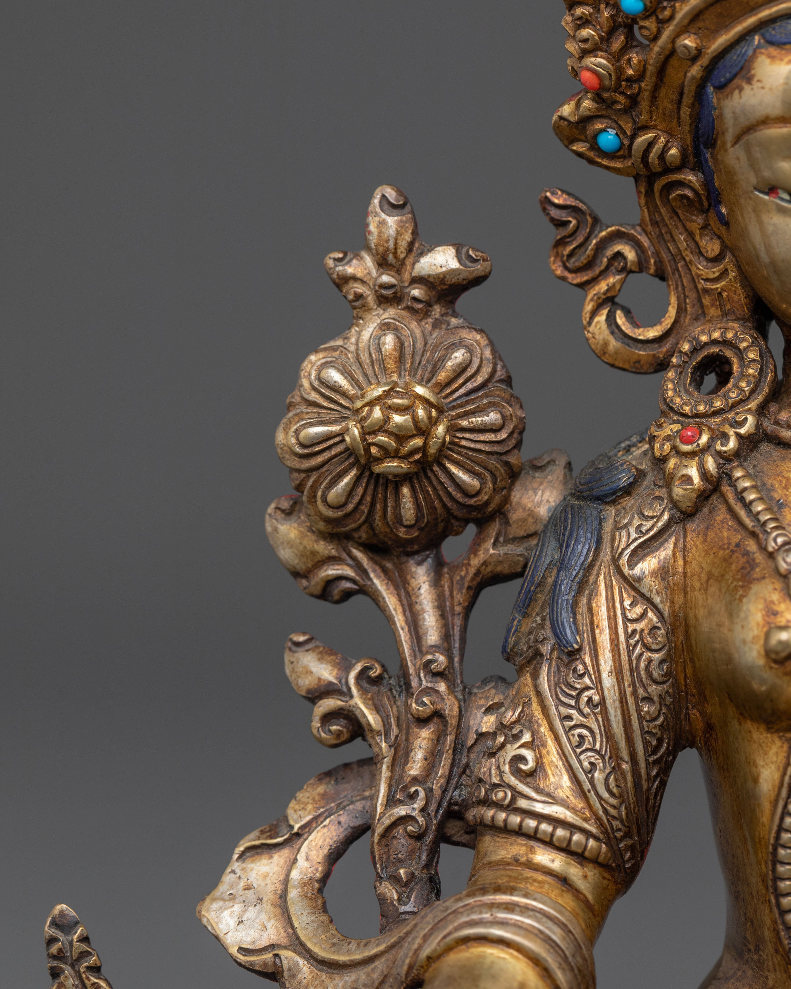 Divine White Tara Spiritual Statue | Blessing Icon