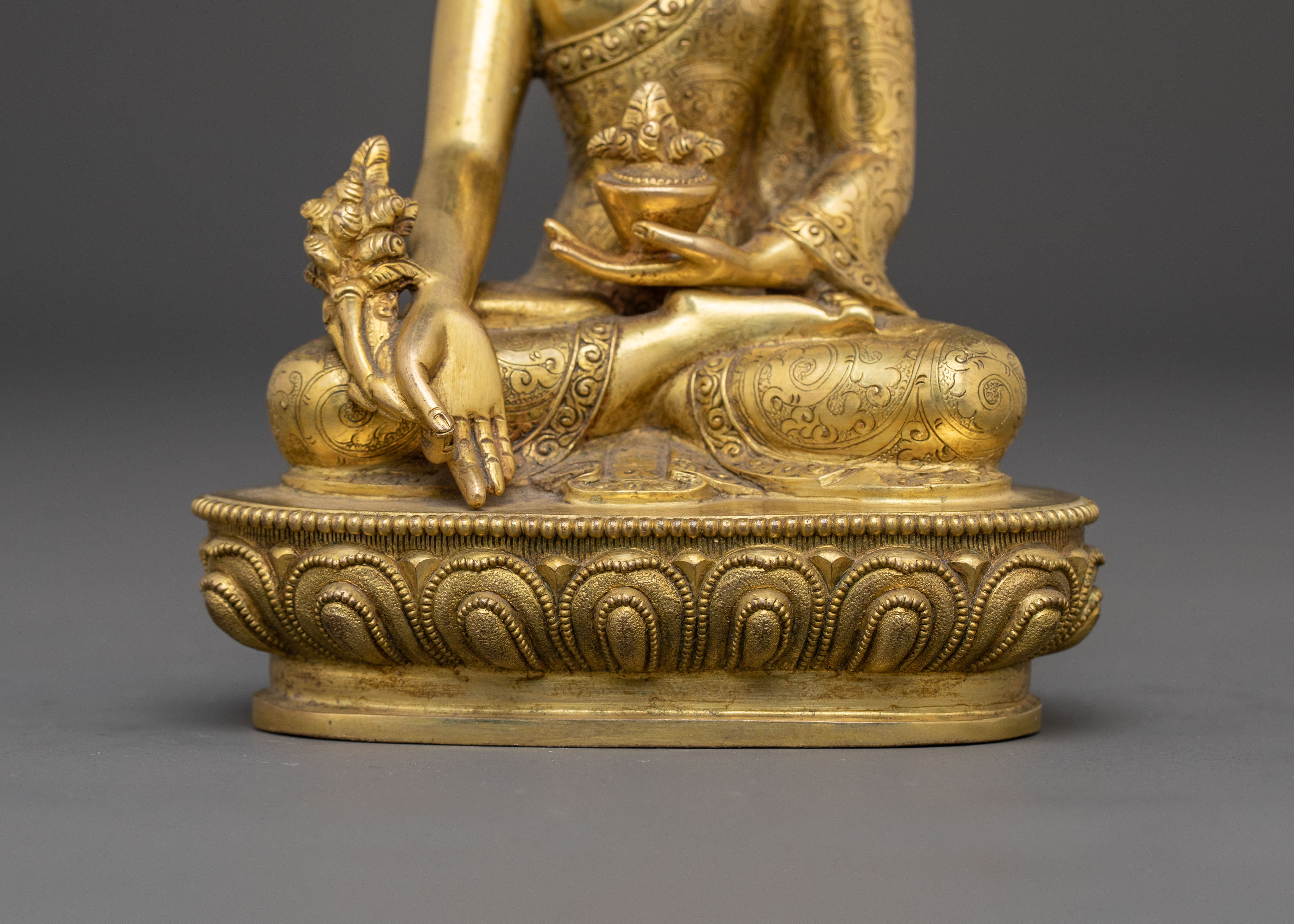 Medicine Buddha Healing Statue |  Spiritual Altar Decor