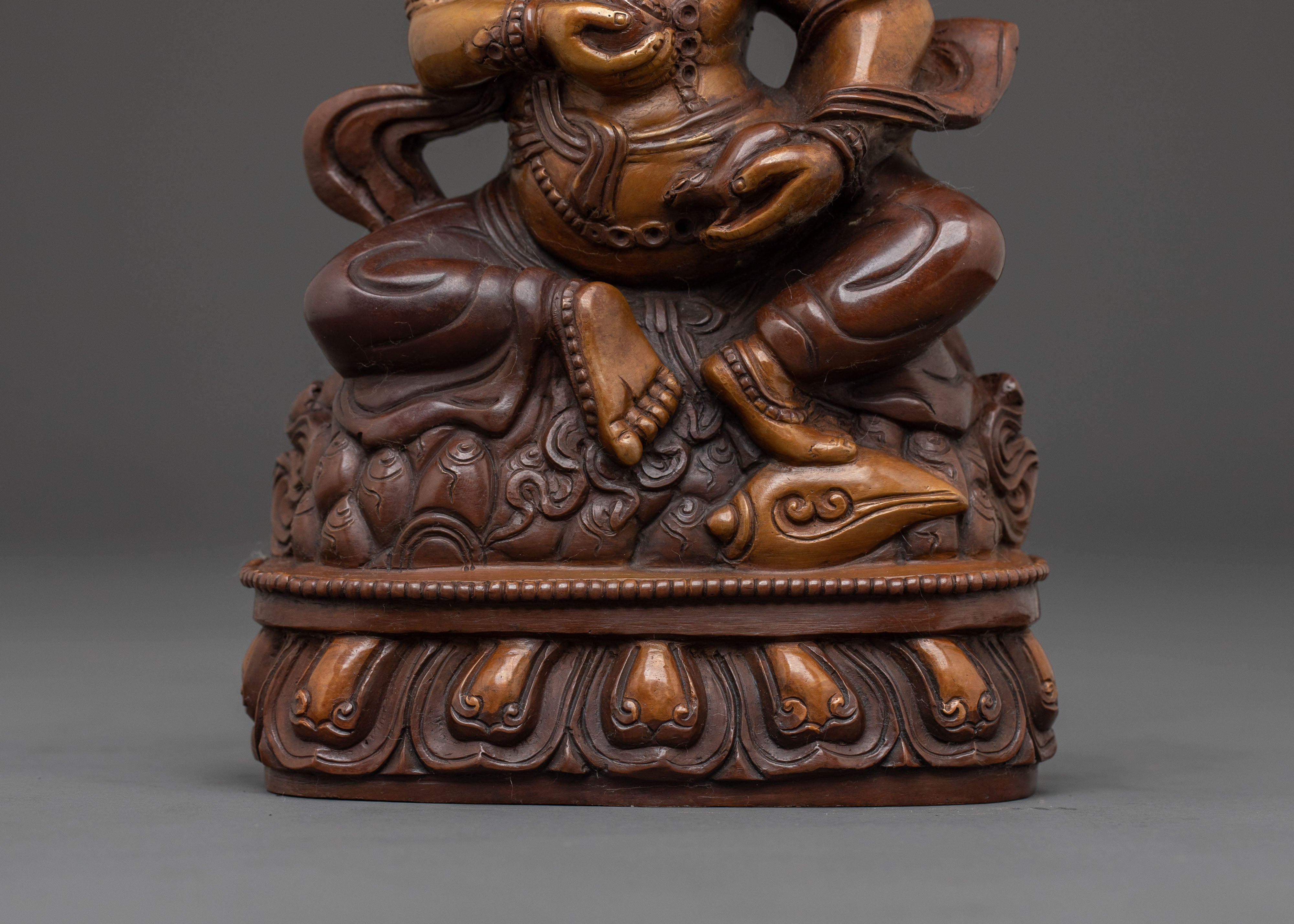 Handcrafted Dzambhala Spiritual Statue | Wealth Deity