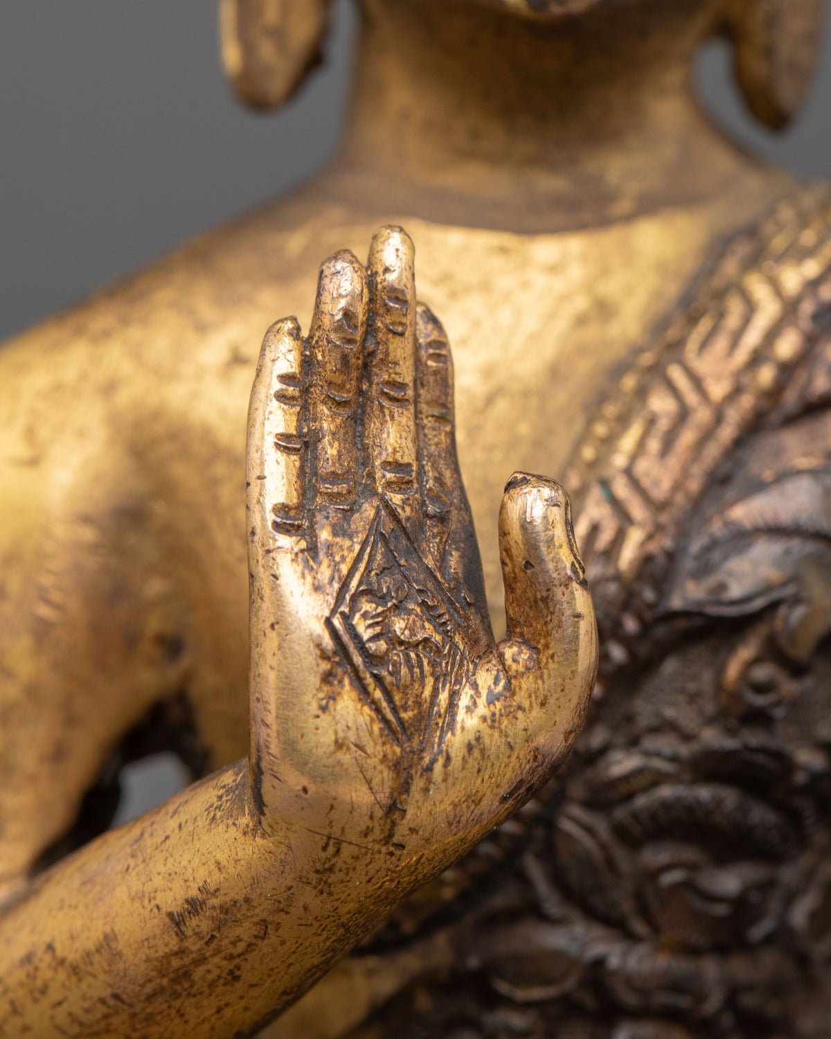 Amogasiddhi Oxidized Statue | Symbol of Fearlessness