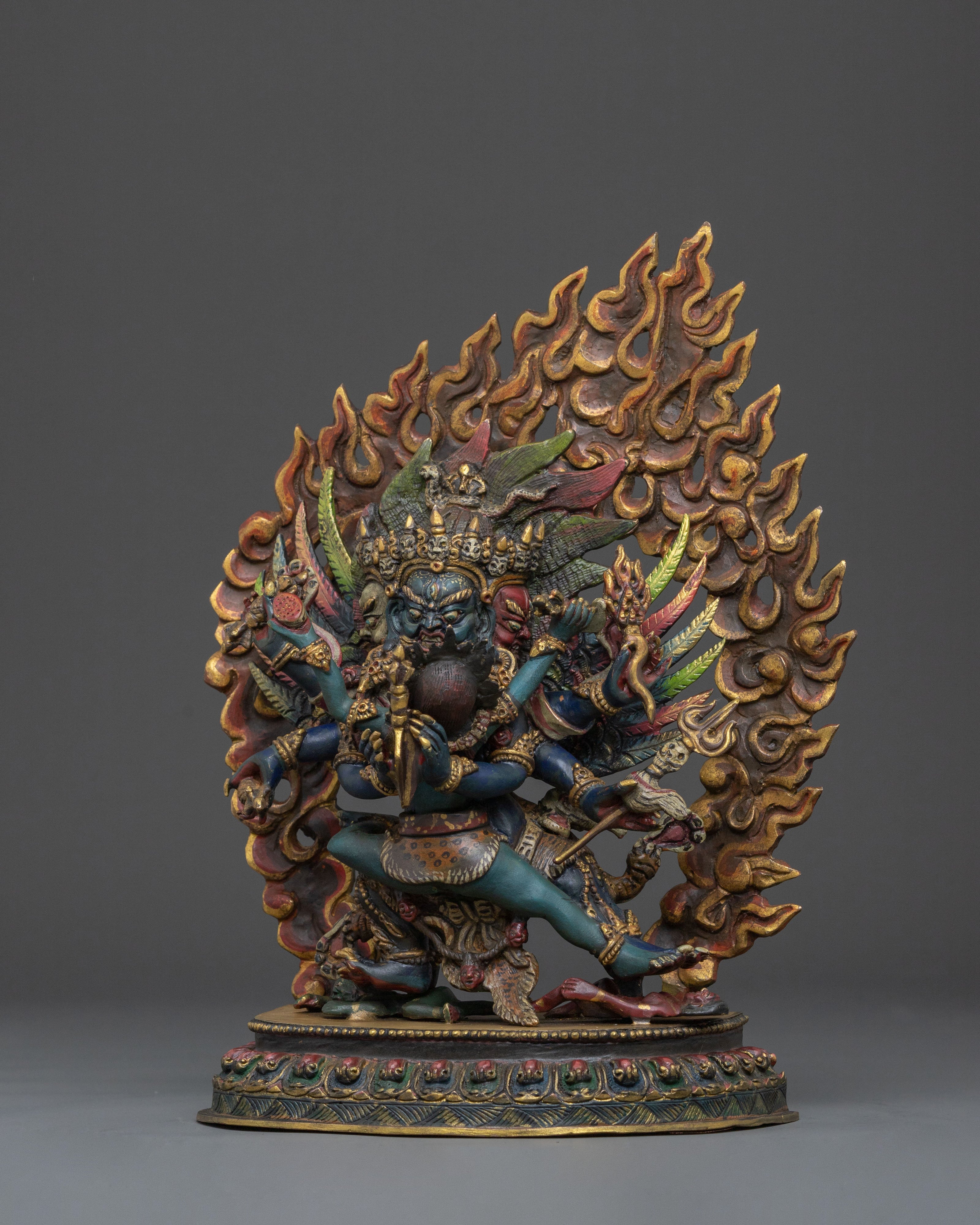 Handmade Vajrakilaya Statue | Buddhist Altar Decor