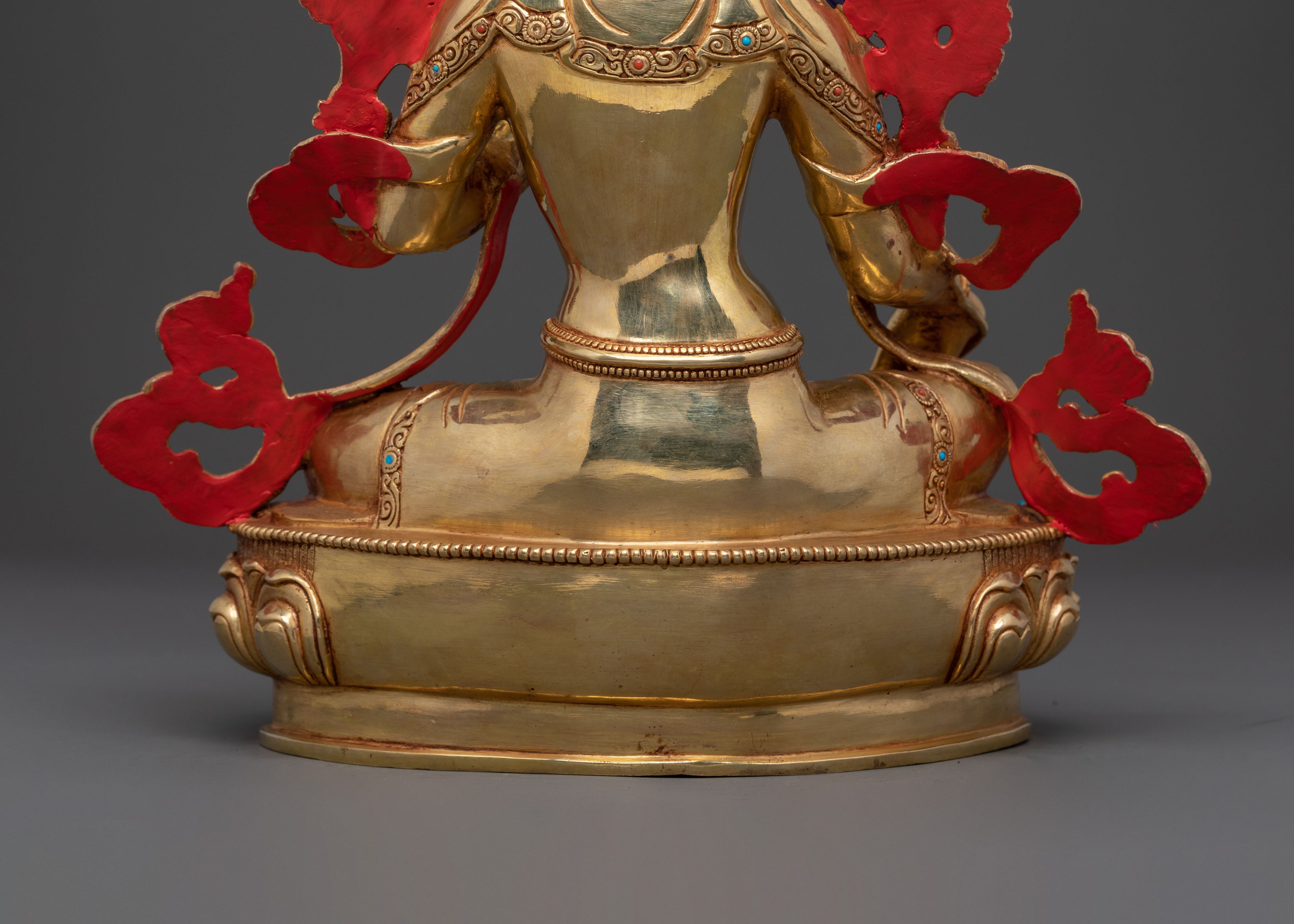 Green Tara Copper Statue | Goddess of Protection