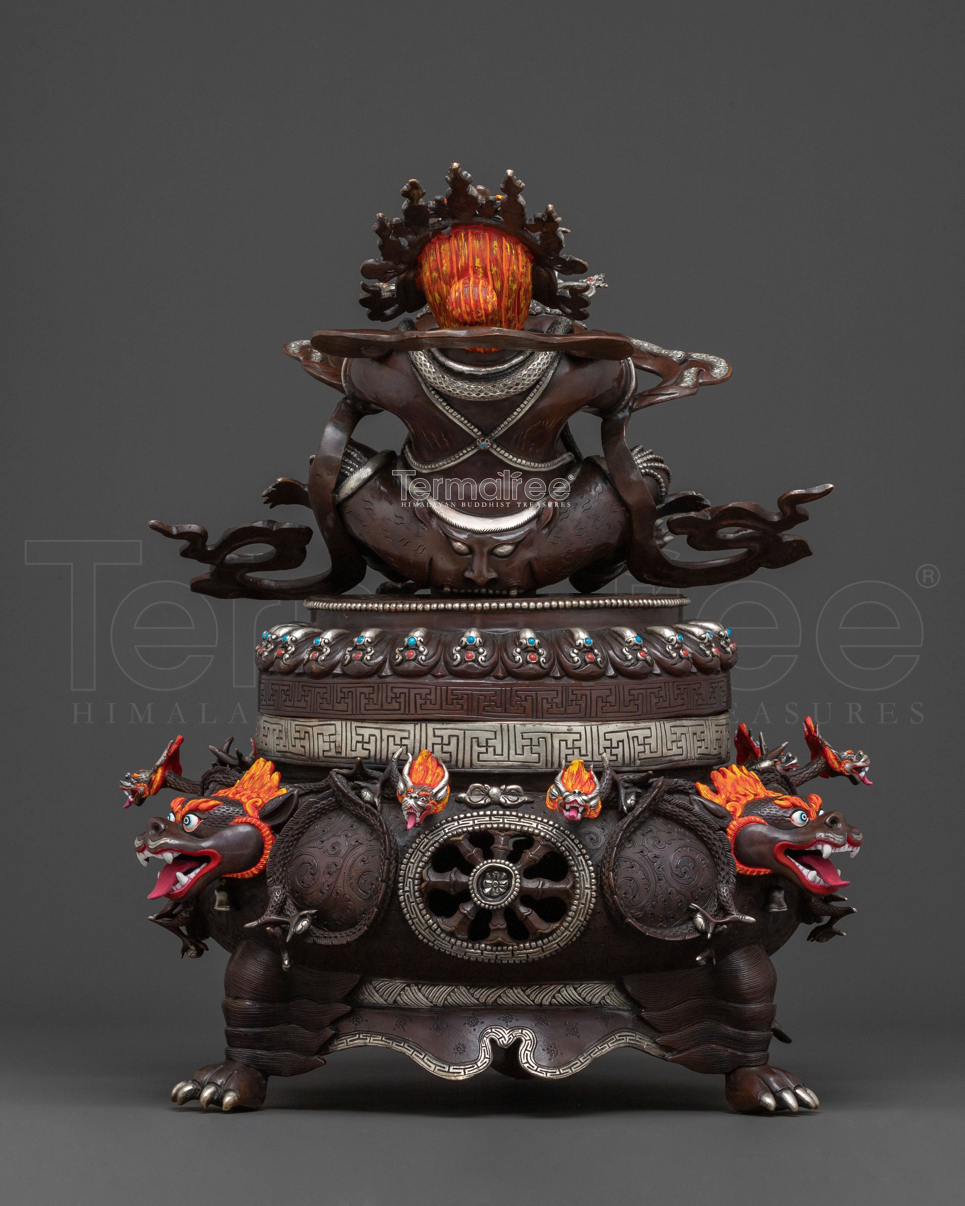 Fierce Protector Vajradaka Statue | Sacred Vajrayana Altar