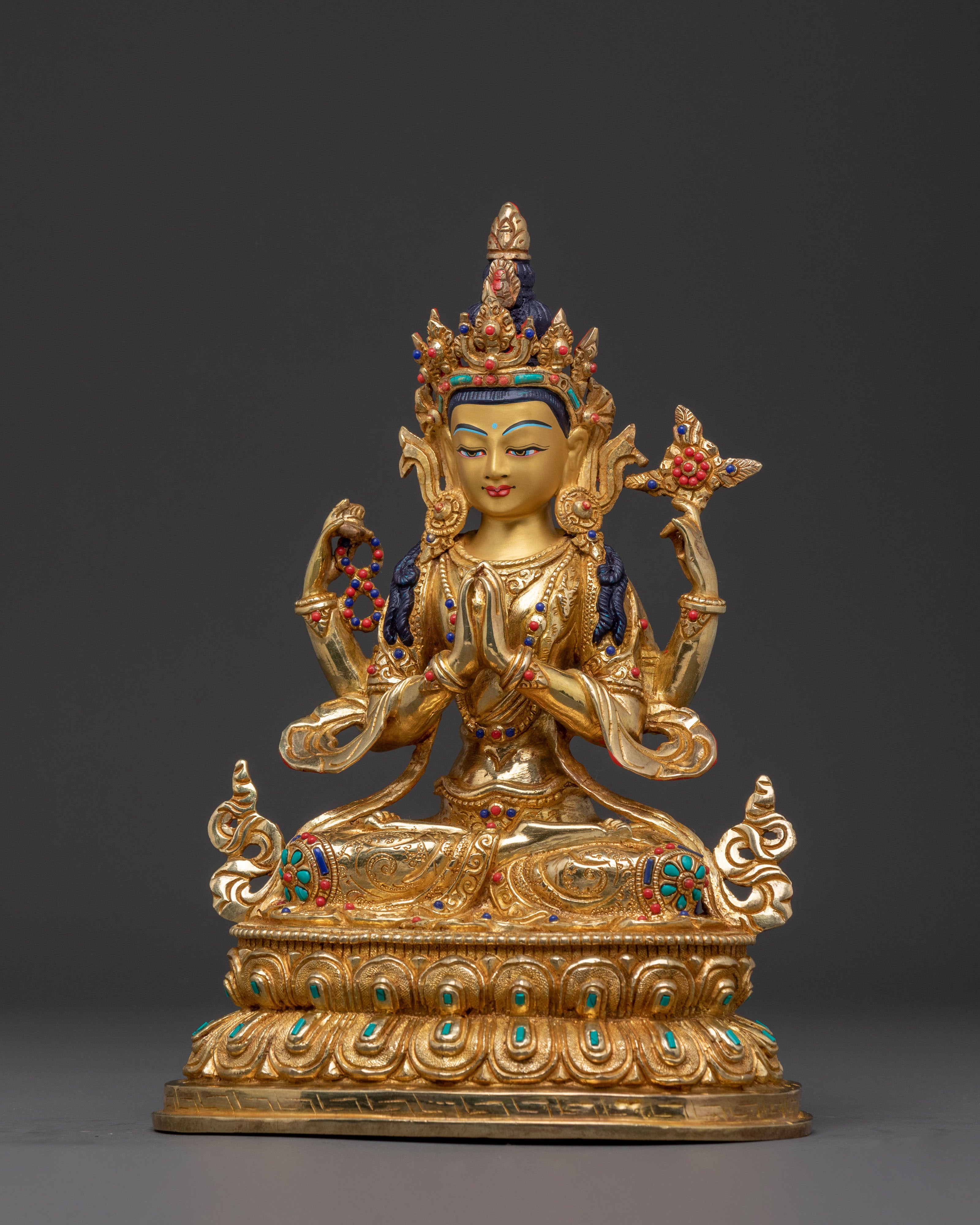 Chenrezig Statue for Blessing | Protector Figure