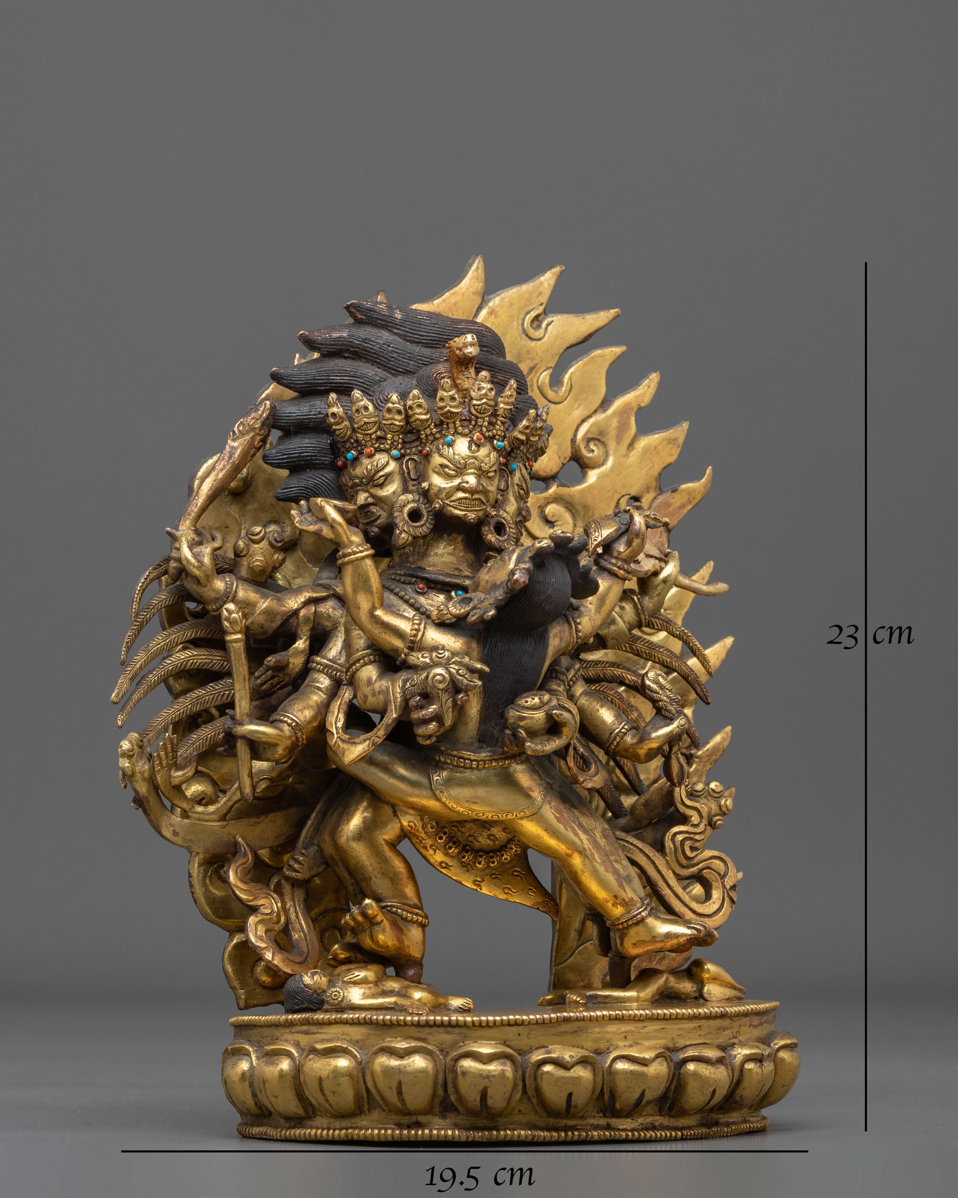 Hayagriva Acrylic Painted Statue | Handcrafted Figurine
