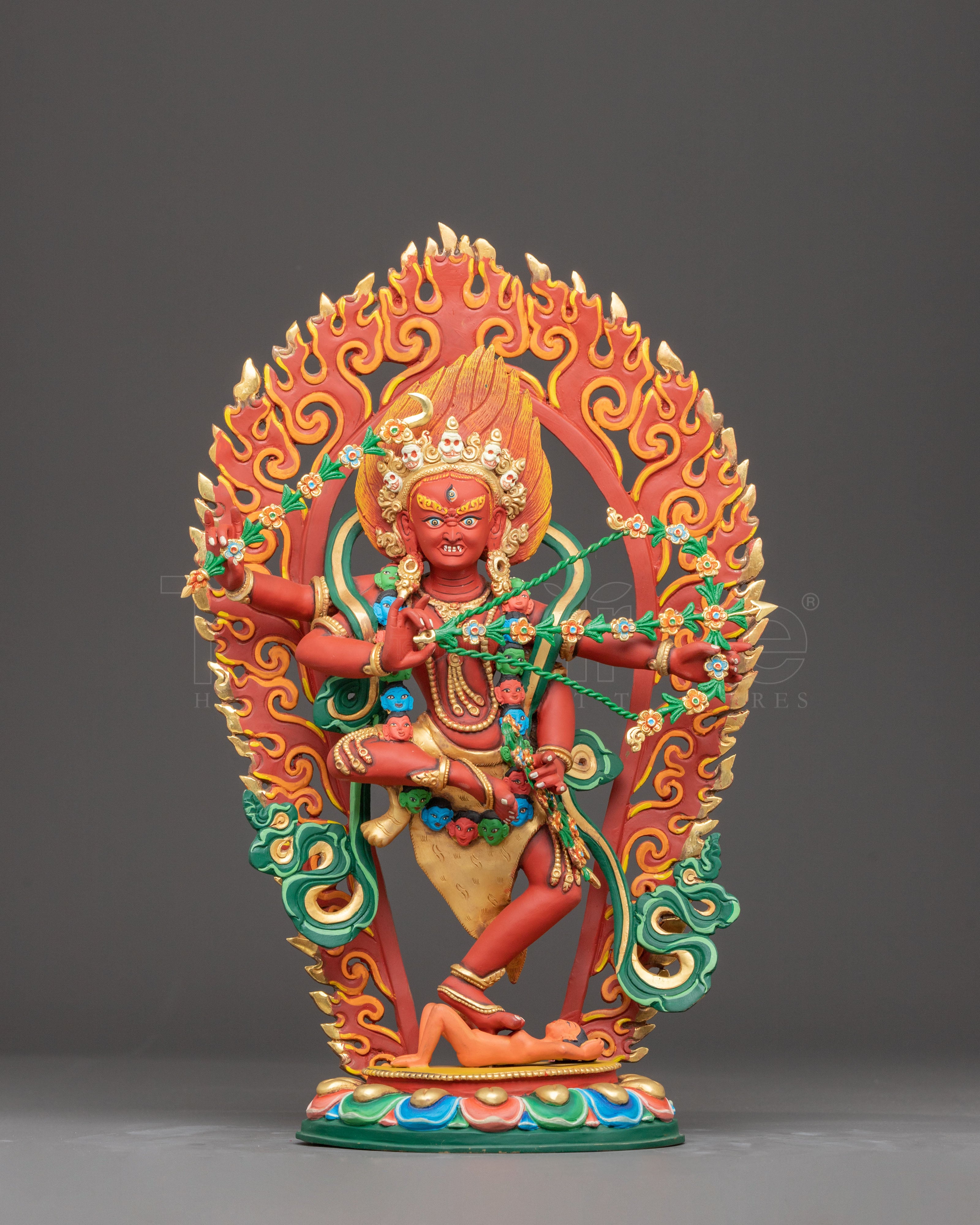 Golden Copper Statue of Kurukulla | Goddess of Enchantment