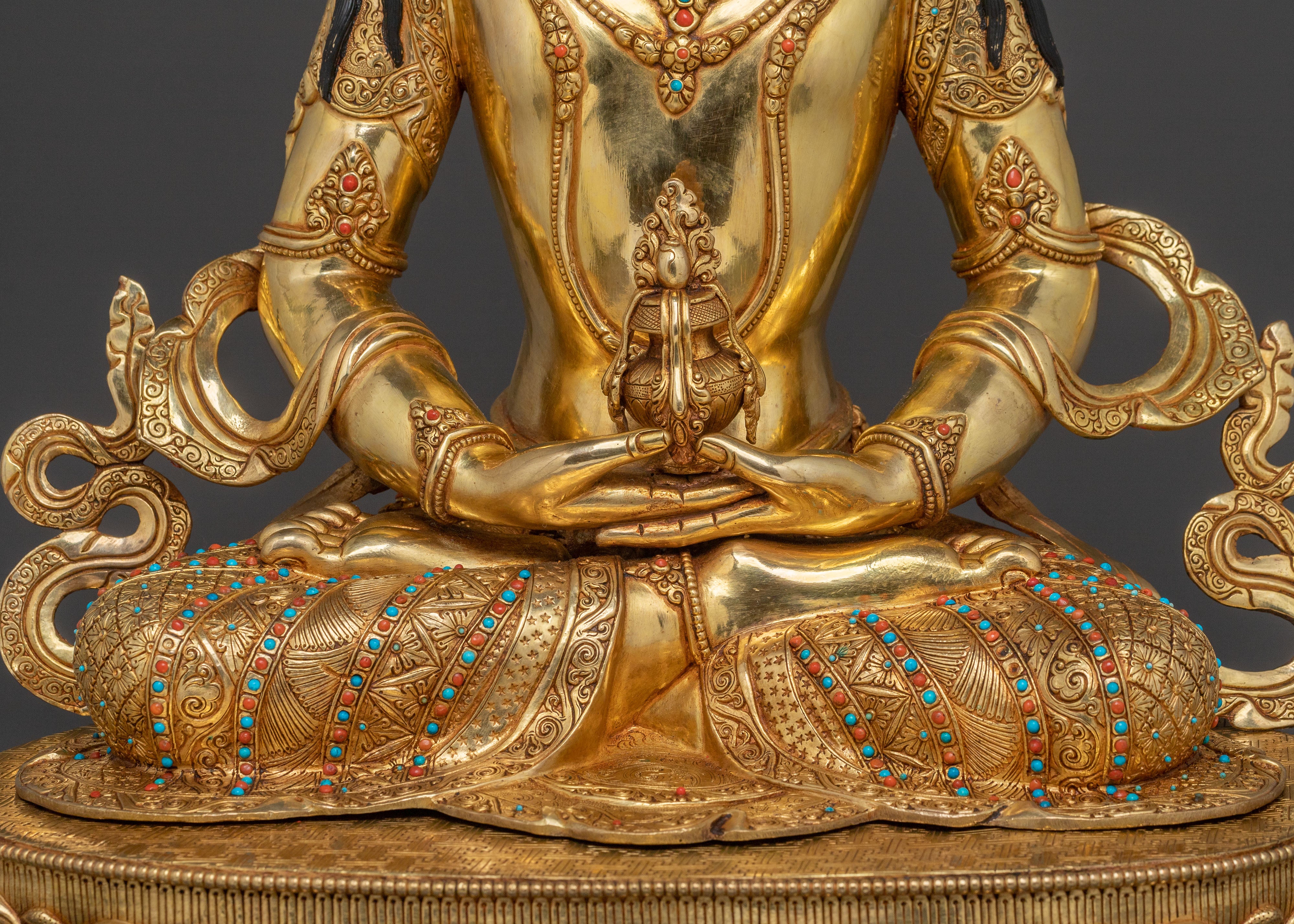 Sacred Amitayus Buddha Statue | Spiritual Figure