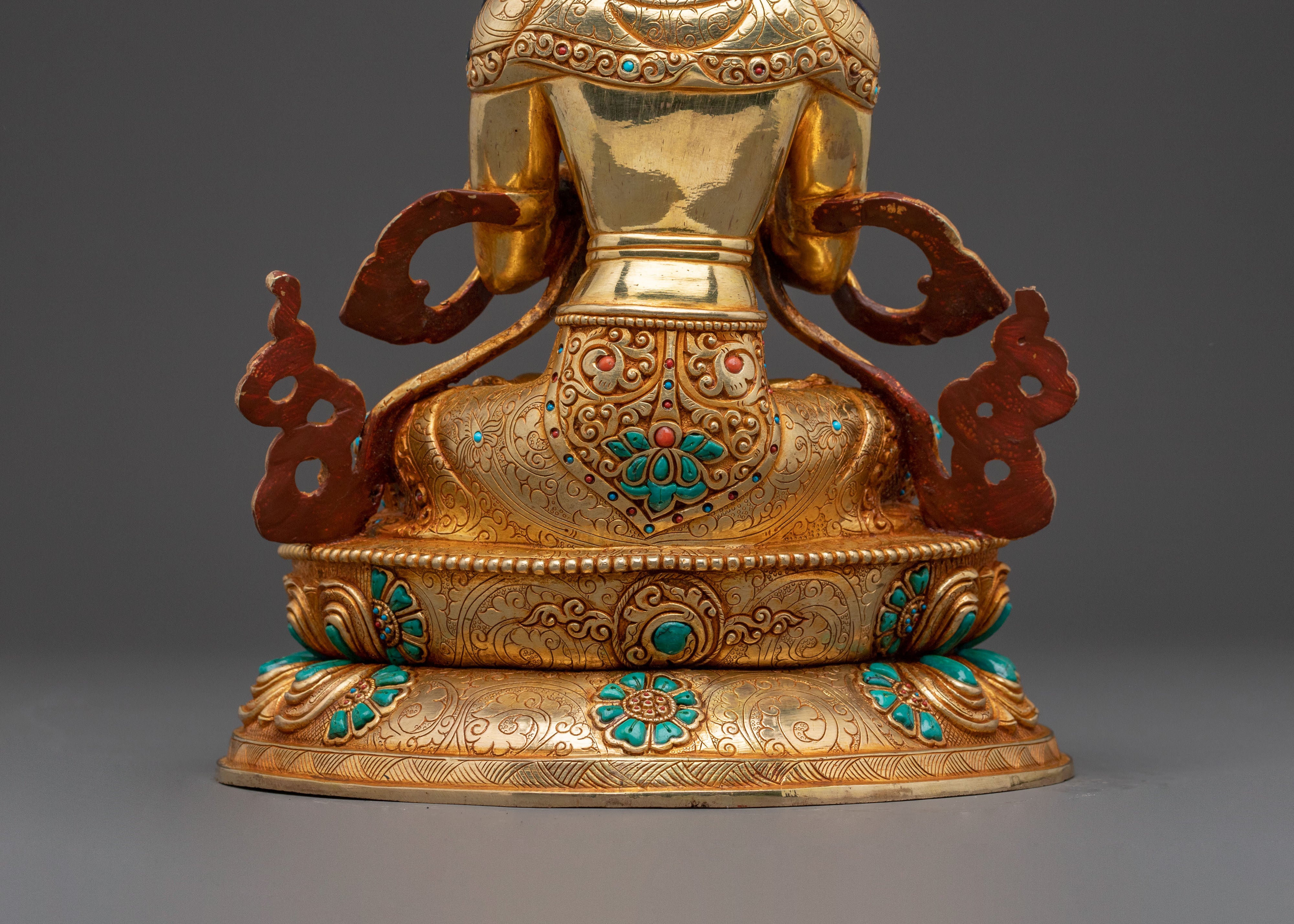 Buddha Vajradhara Copper Statue - Hand-Gilded Reverence