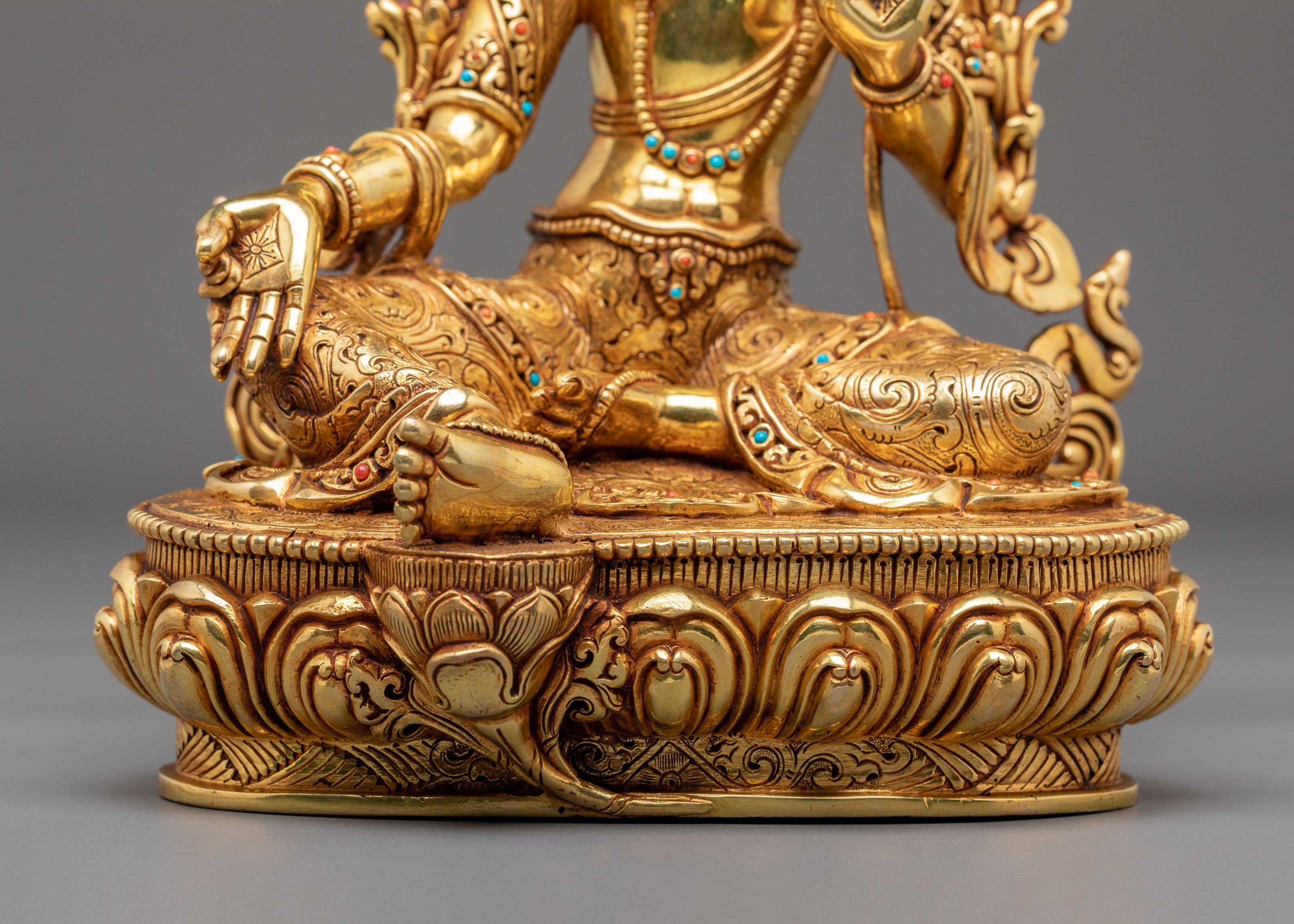 Green Tara Sculpture | Sacred Goddess of Protection