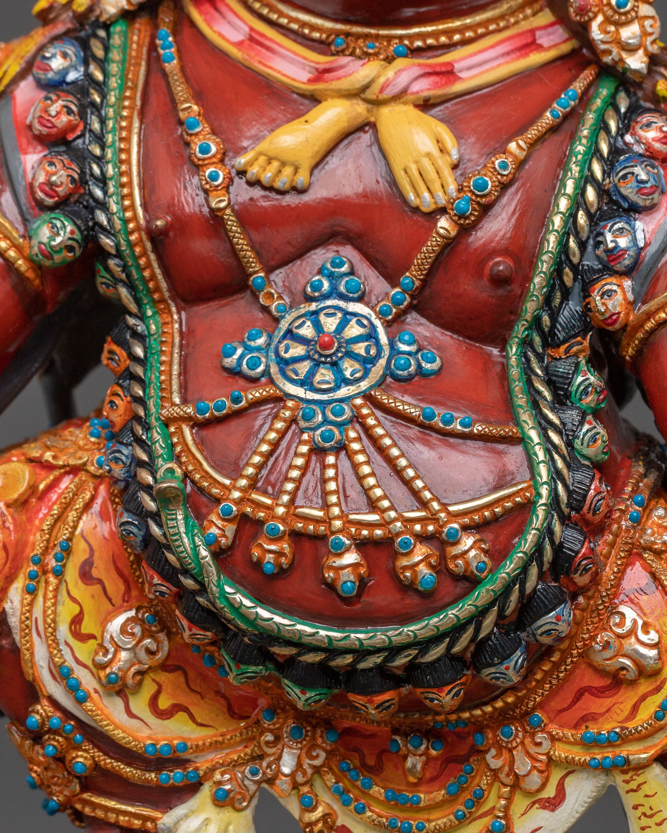 Hayagriva Meditation Figure |  24k Gold Gilded Protector Figrue