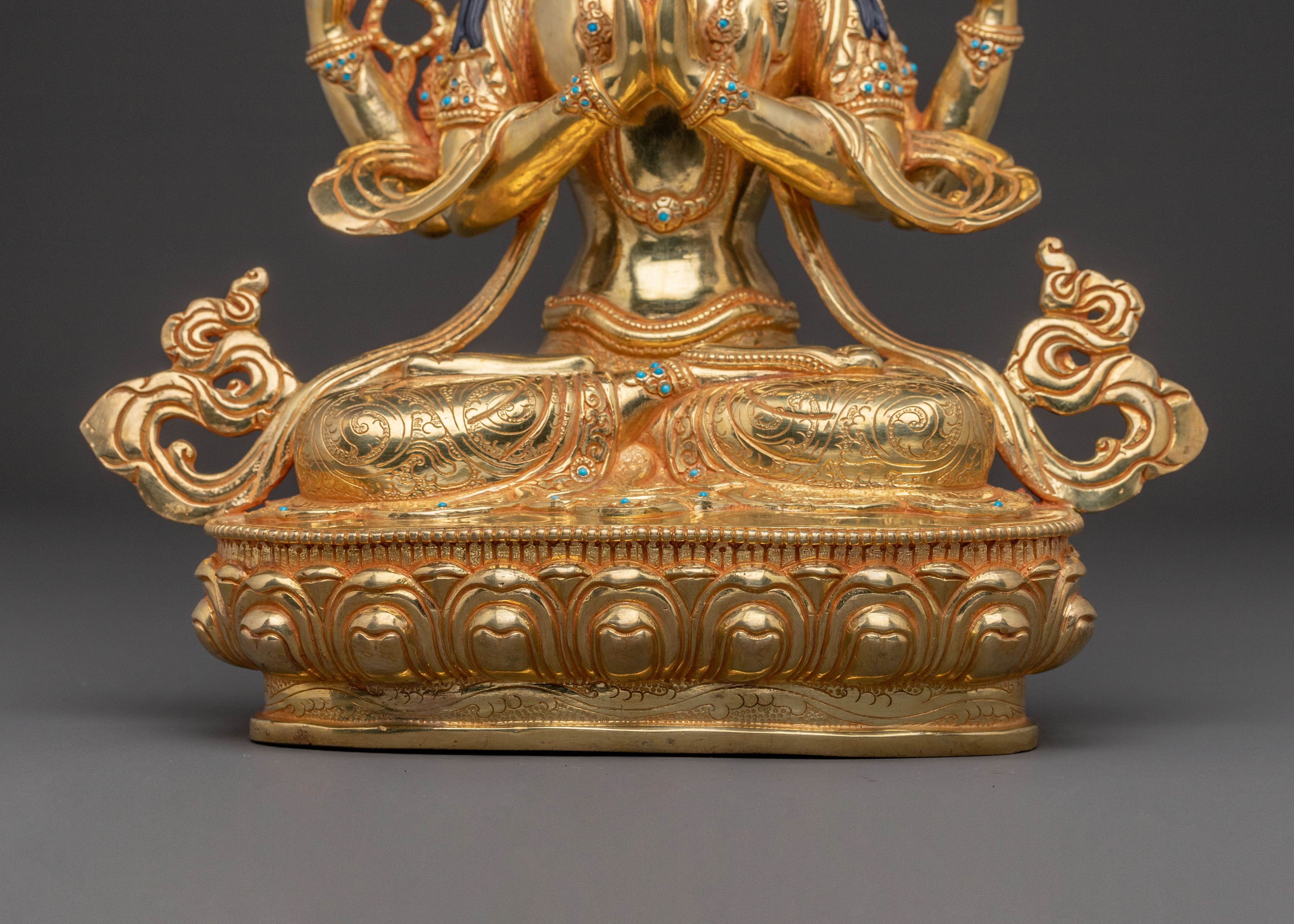 Chenrezig Sacred Statue | Radiant Compassion