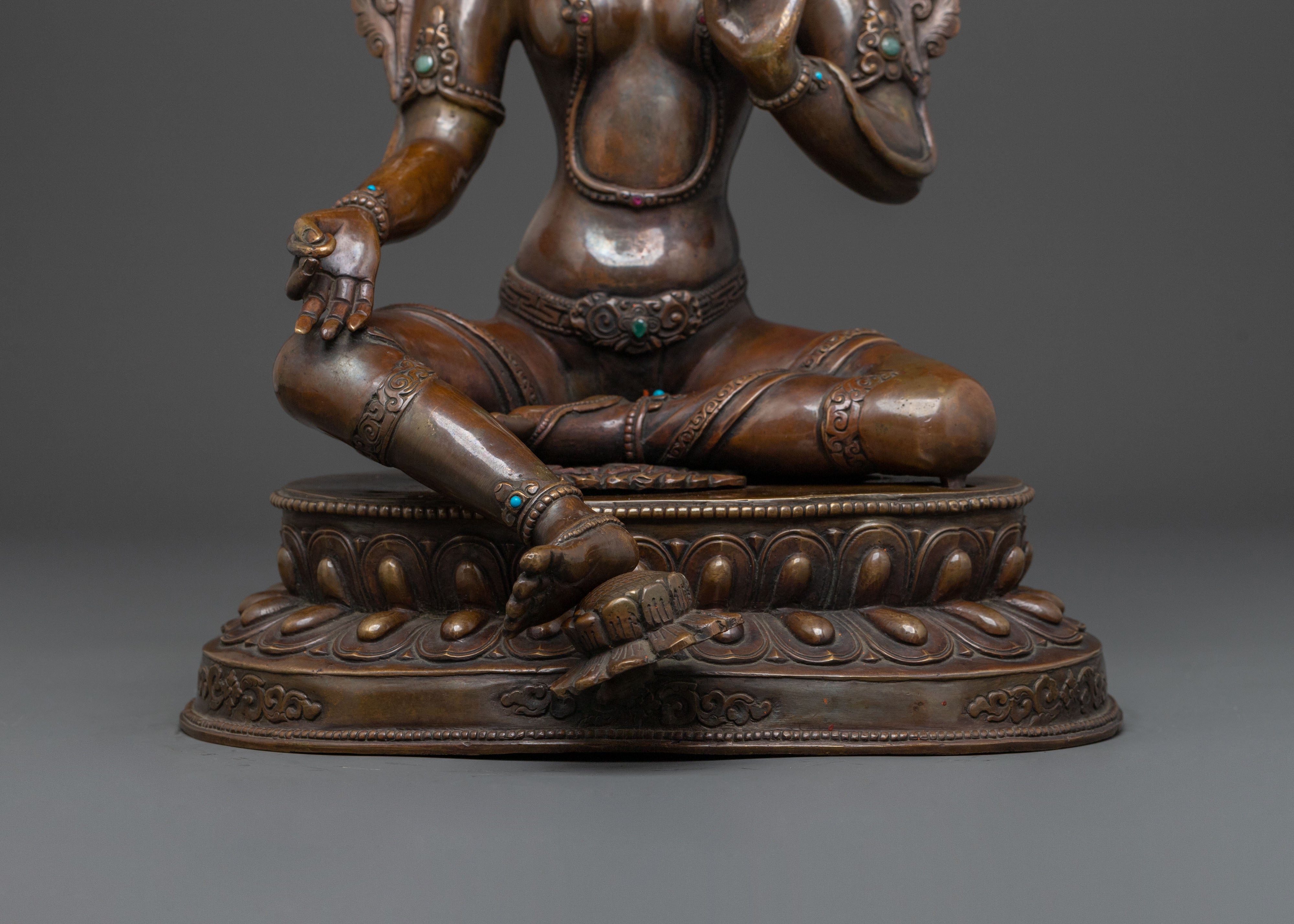 Green Tara Sacred Statue | Spiritual Growth